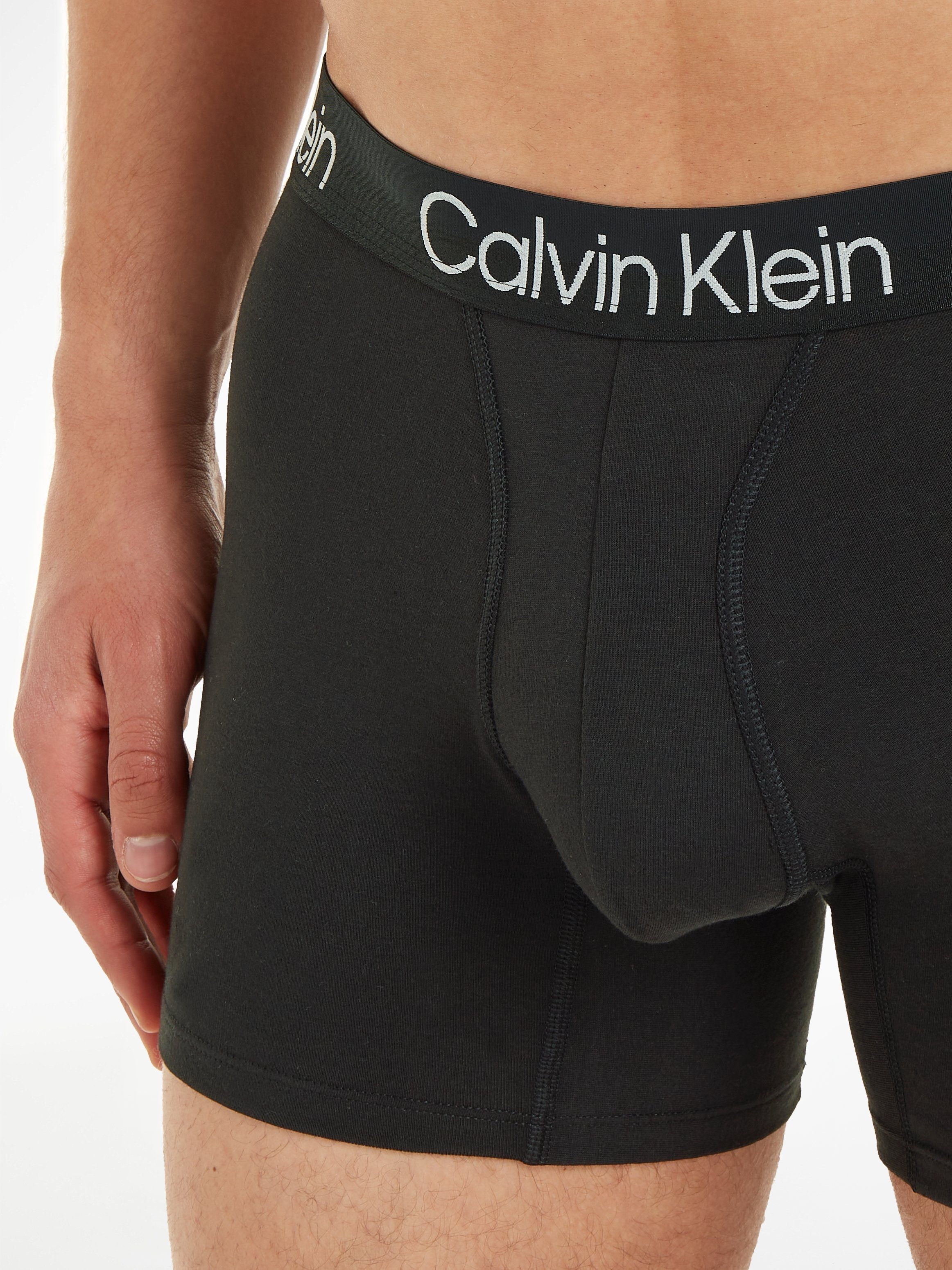 Calvin Klein Boxershort met langere pijpen (set, 3 stuks)