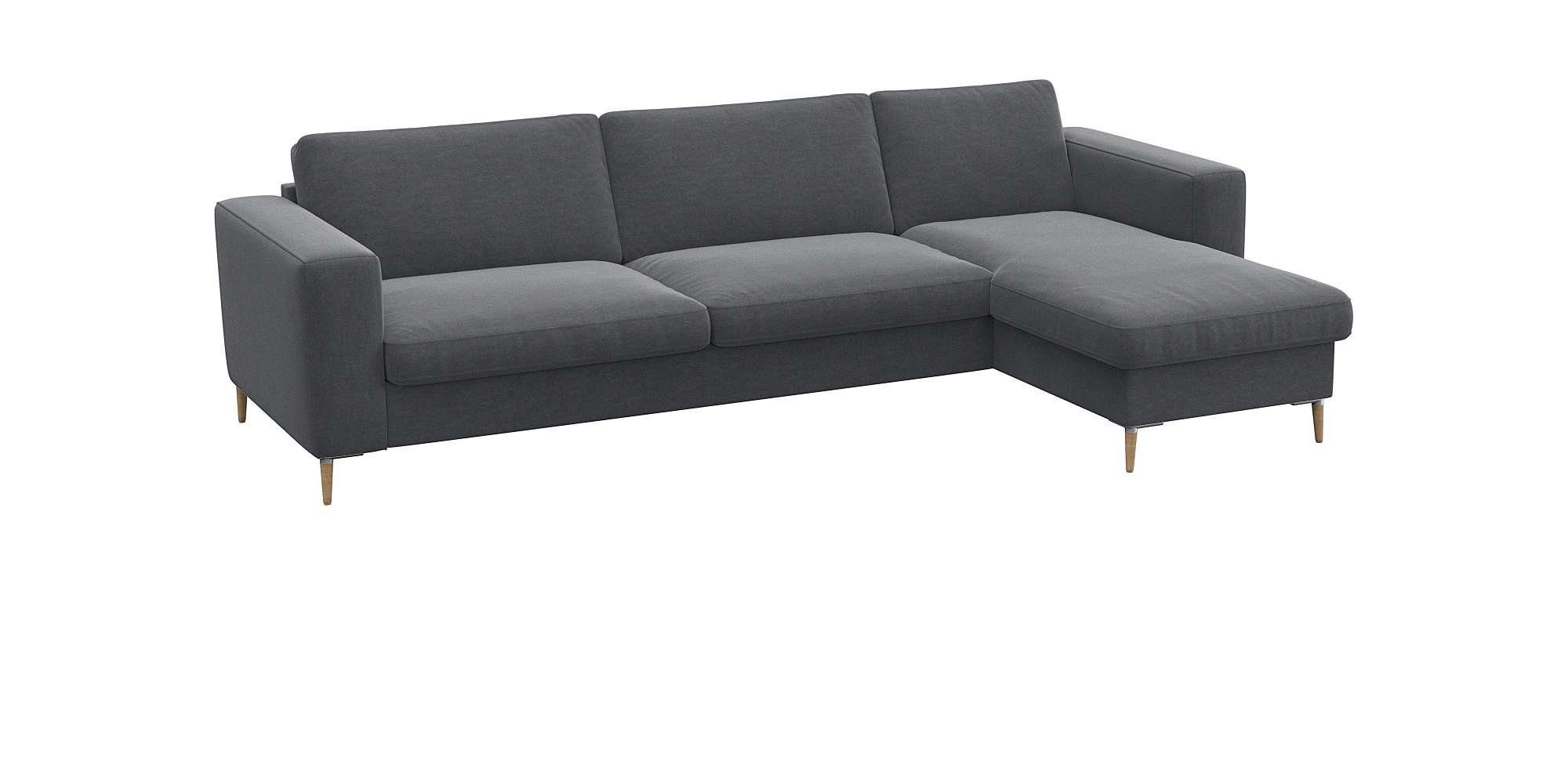 FLEXLUX Hoekbank Fiore, super zitcomfort door koudschuim in de zitting, L-vorm