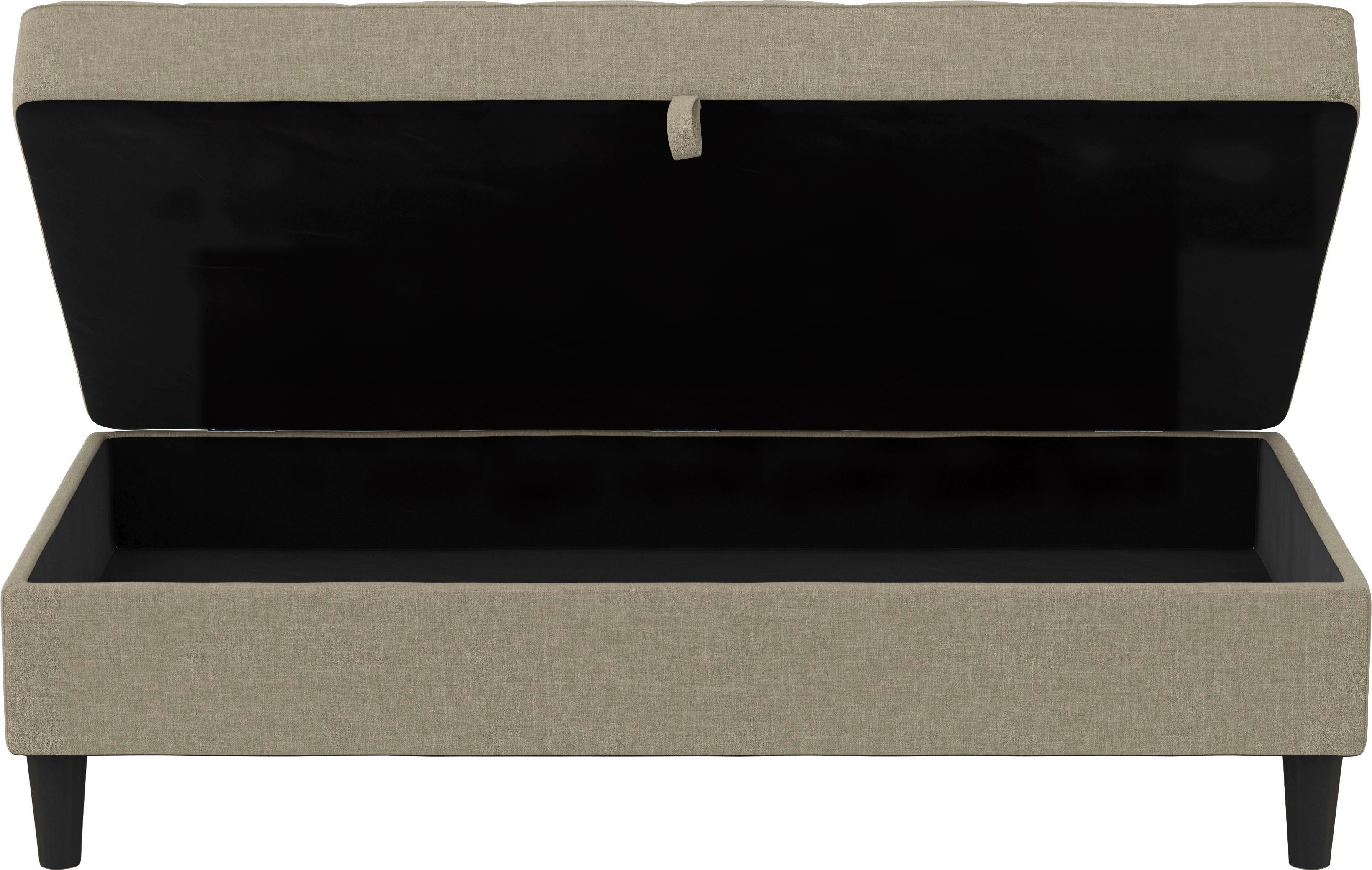 Dorel Home Hocker met bergruimte Presley Hocker met bergruimte, vrij plaatsbaar, zithoogte 43 cm