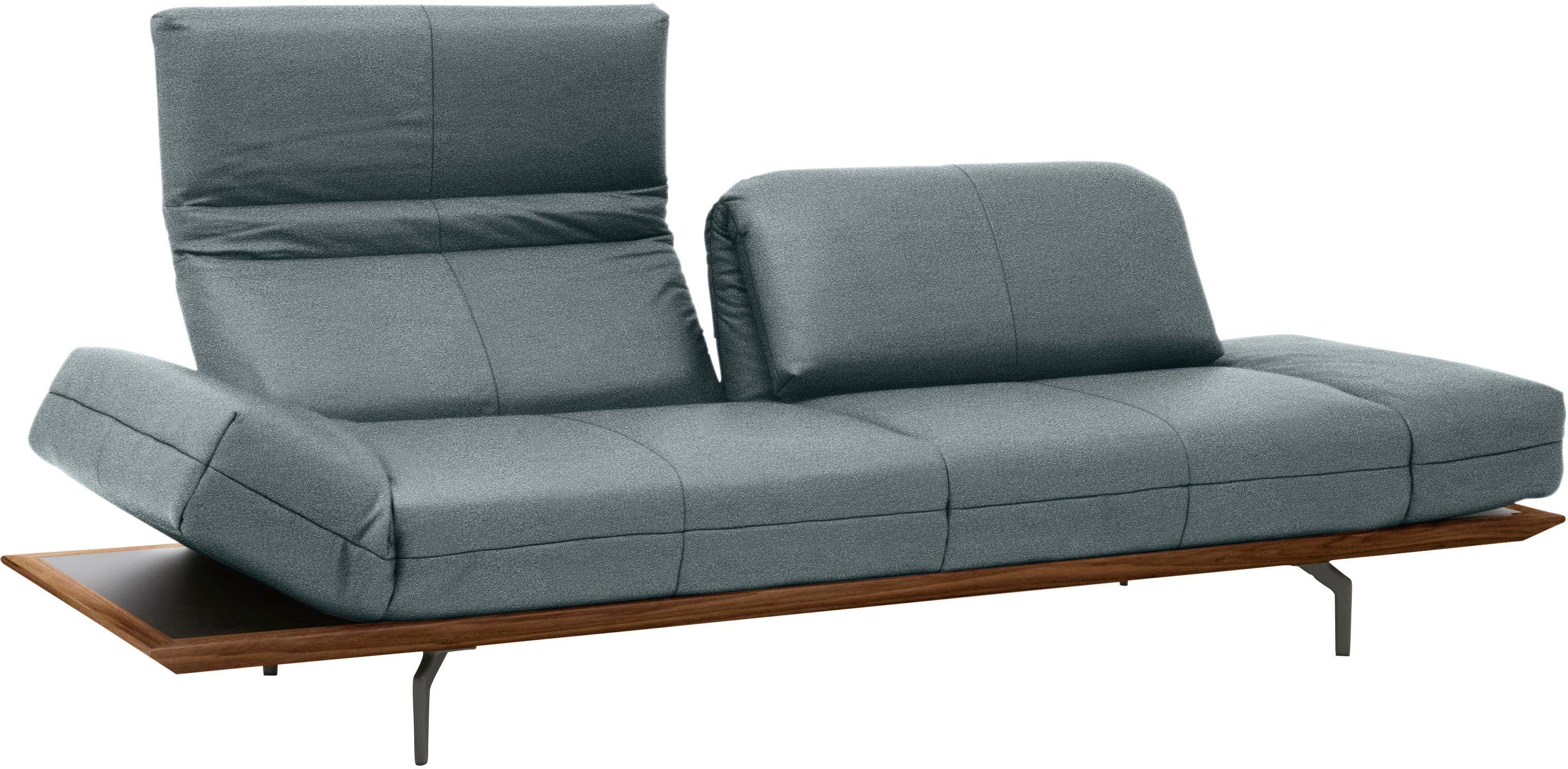 Creation BY ROLF BENZ 3-zitsbank CR.420, design bank, loungesofa in 2 kwaliteiten, houten frame in eiken natuur of noten, breedte 232 cm