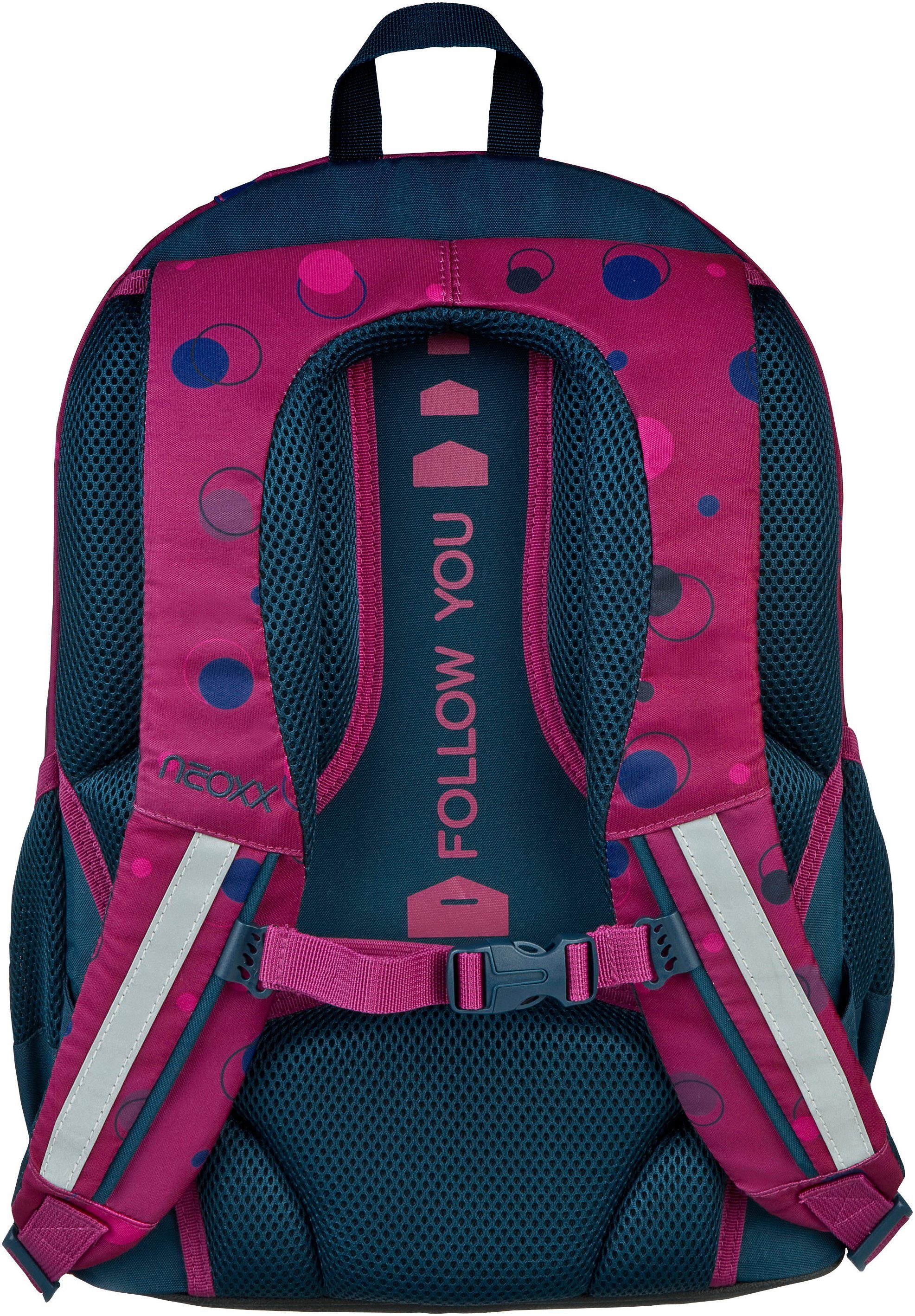 neoxx Schoolrugzak Flow, Bubble me around gedeeltelijk van gerecycled materiaal