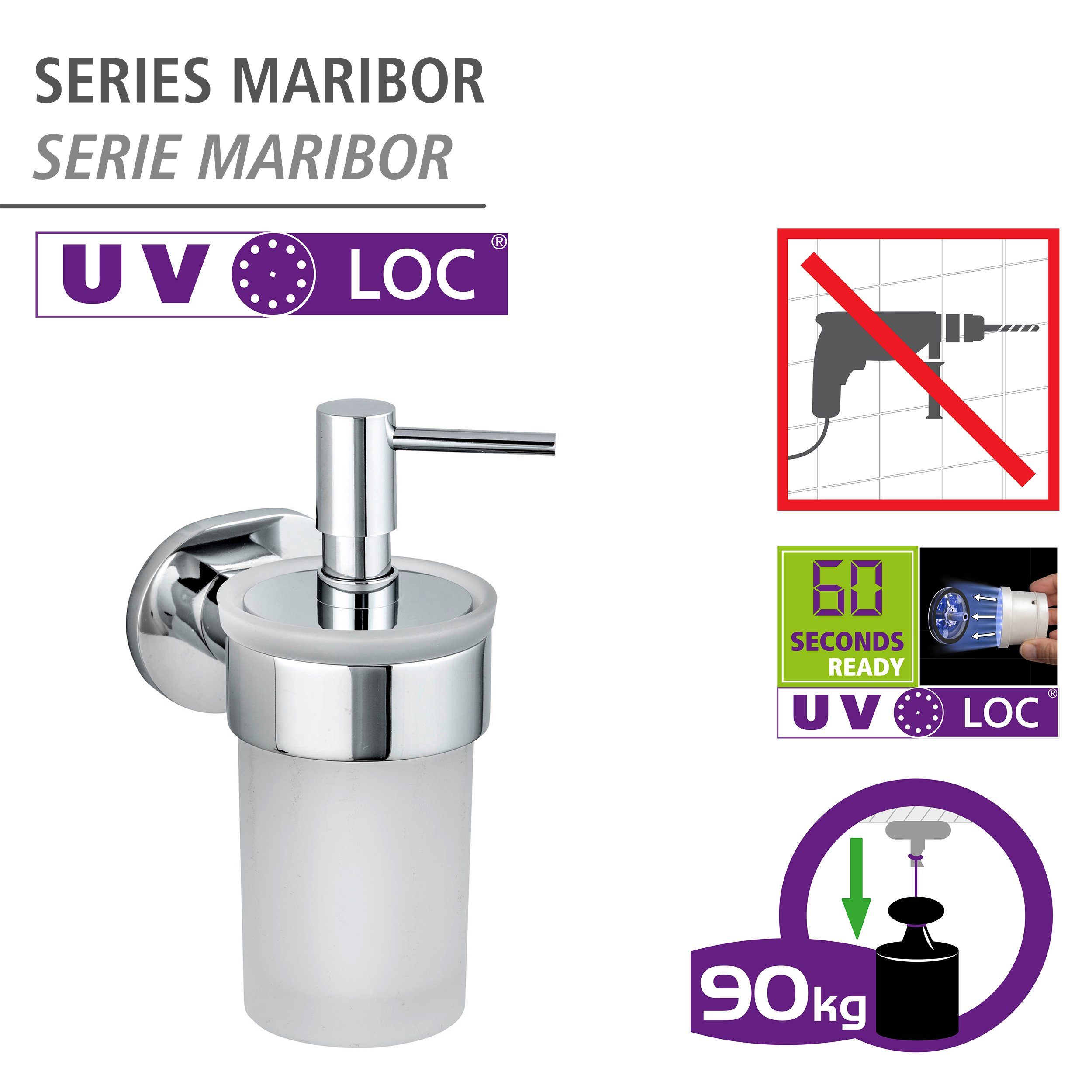 WENKO Zeepdispenser Maribor (1-delig)
