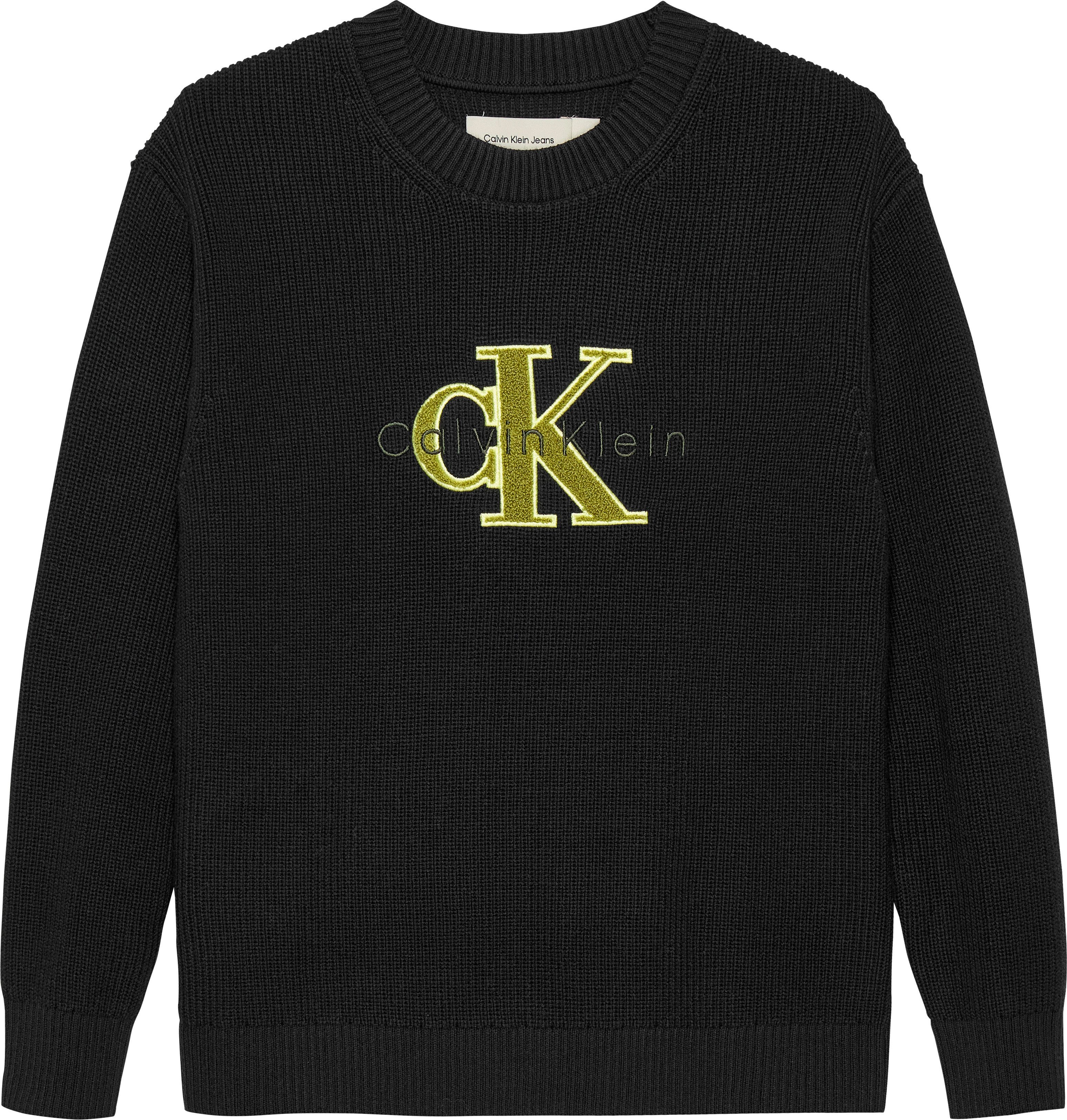 Calvin Klein Gebreide trui Towelling Ck Stitch Sweater