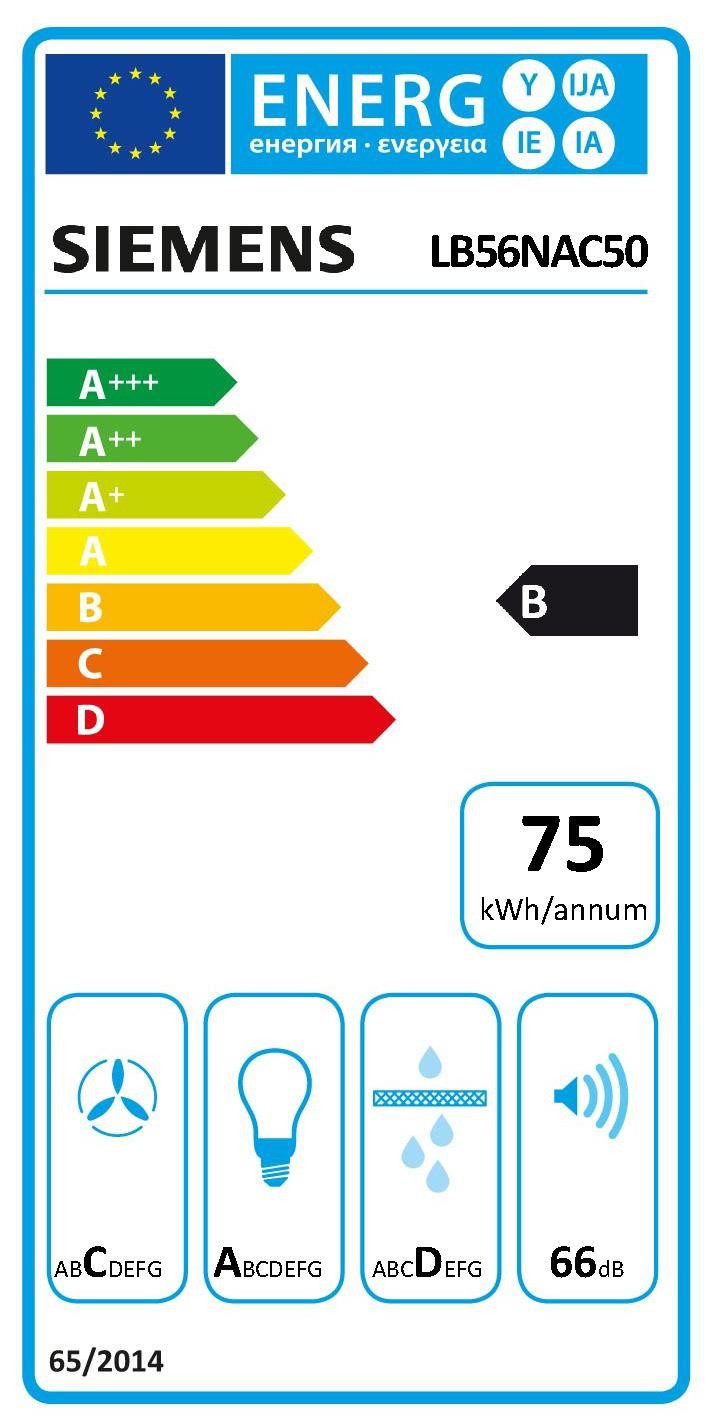 SIEMENS Afzuigkap LB56NAC50