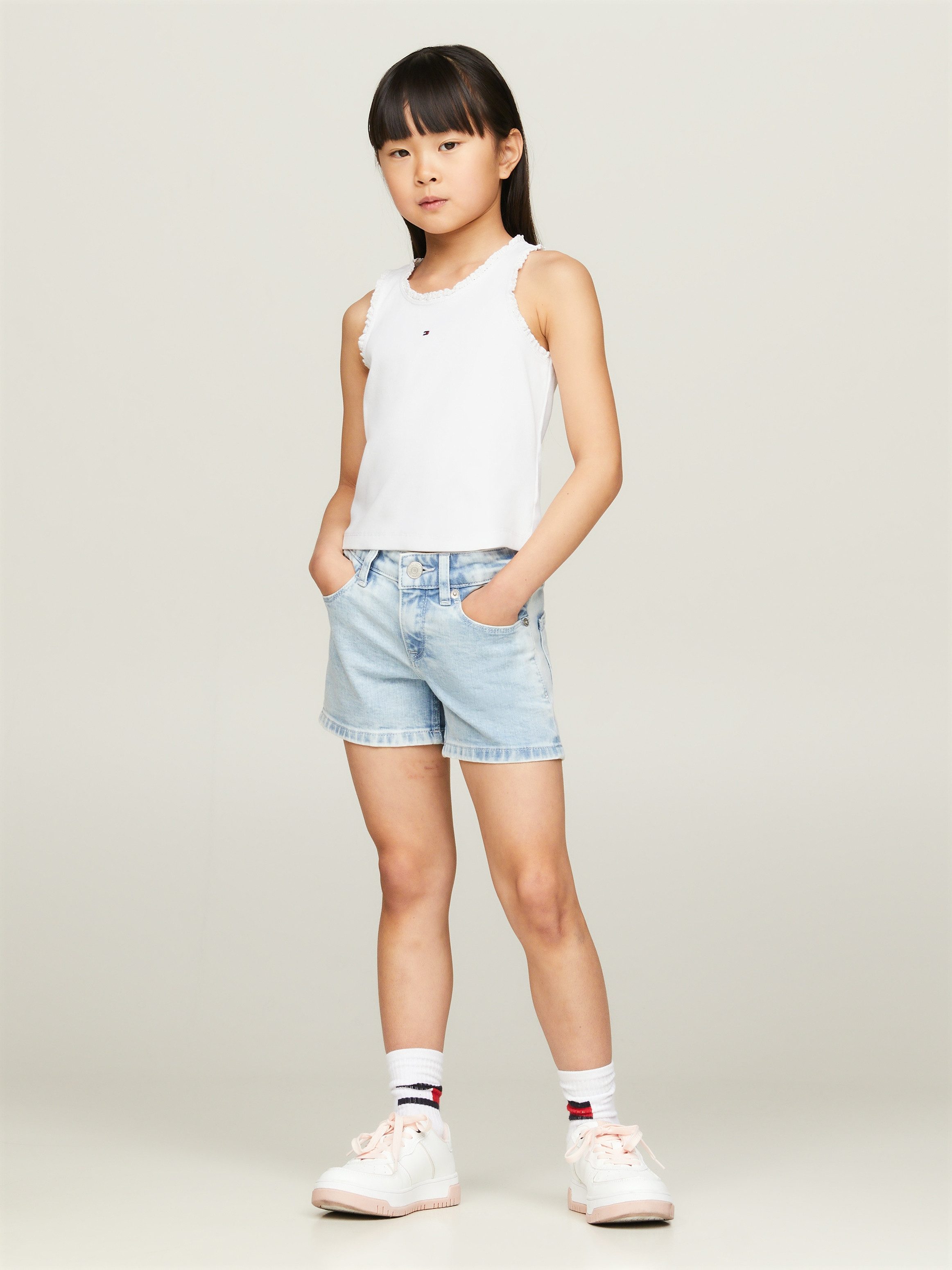 Tommy Hilfiger T-shirt ESSENTIAL RIB LACE TANK TOP