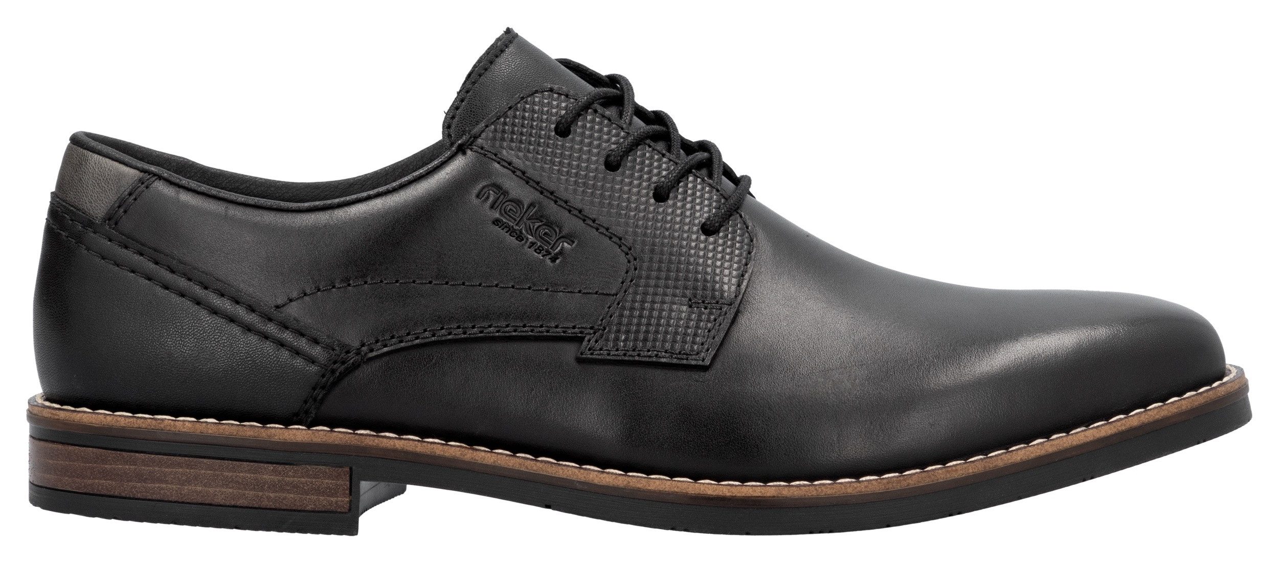 Rieker Veterschoenen zakelijke schoen, lage schoen, feest schoen met leren dekzool