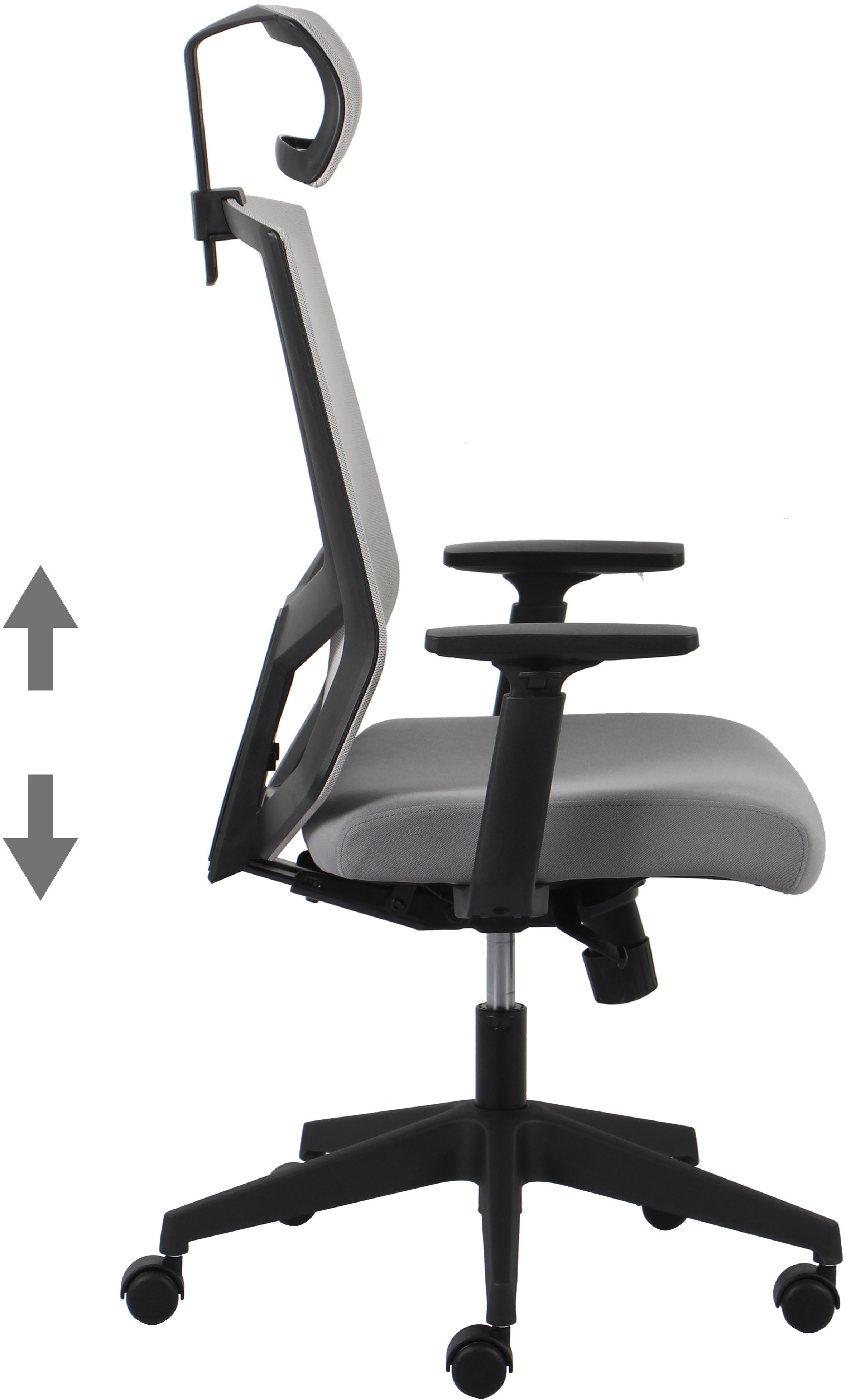 INOSIGN Bureaustoel Netti, bureaustoel, hoogwaardige ergonomische uitrusting