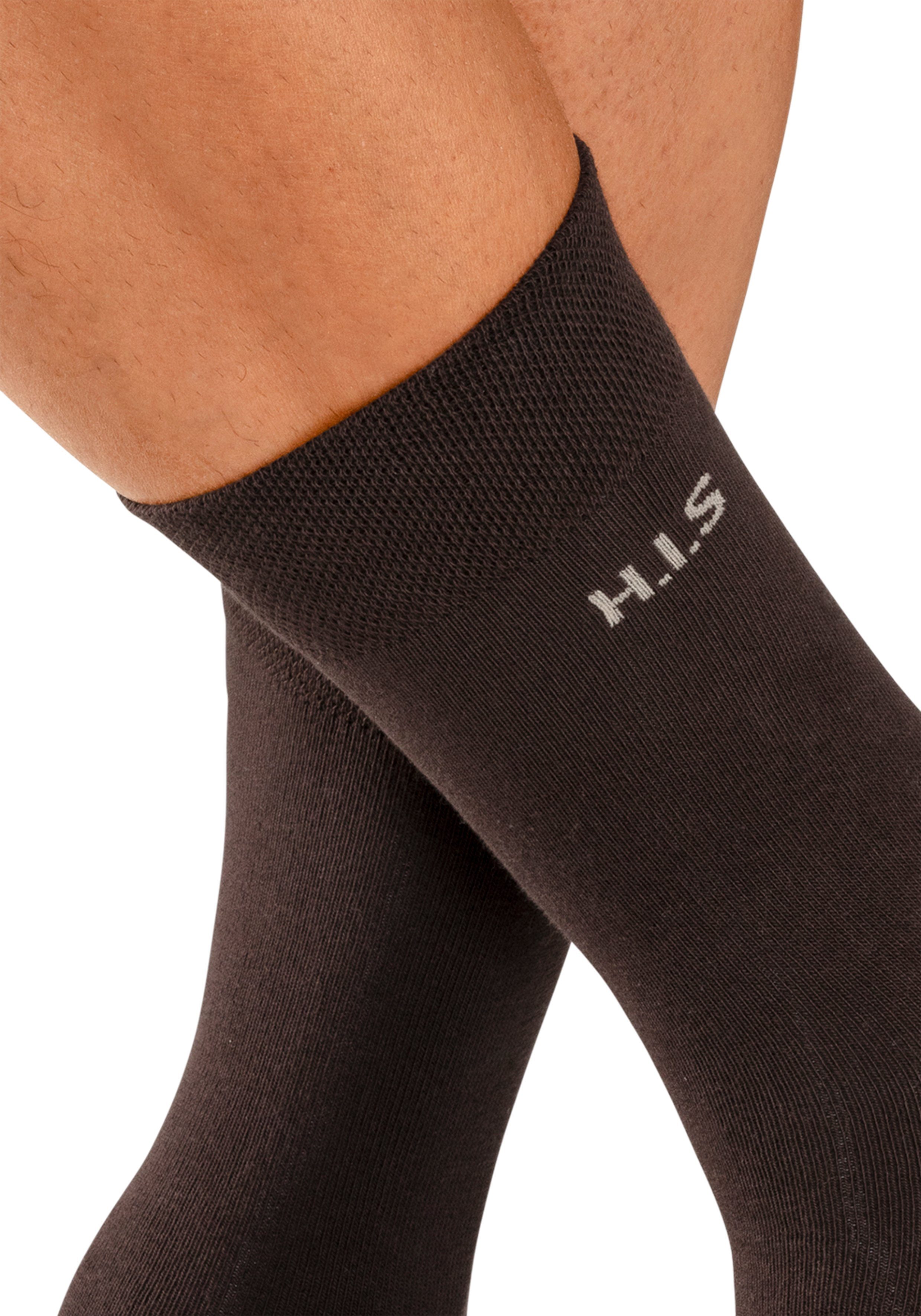 H.I.S Sokken met knelvrije boord (set, 4 paar)