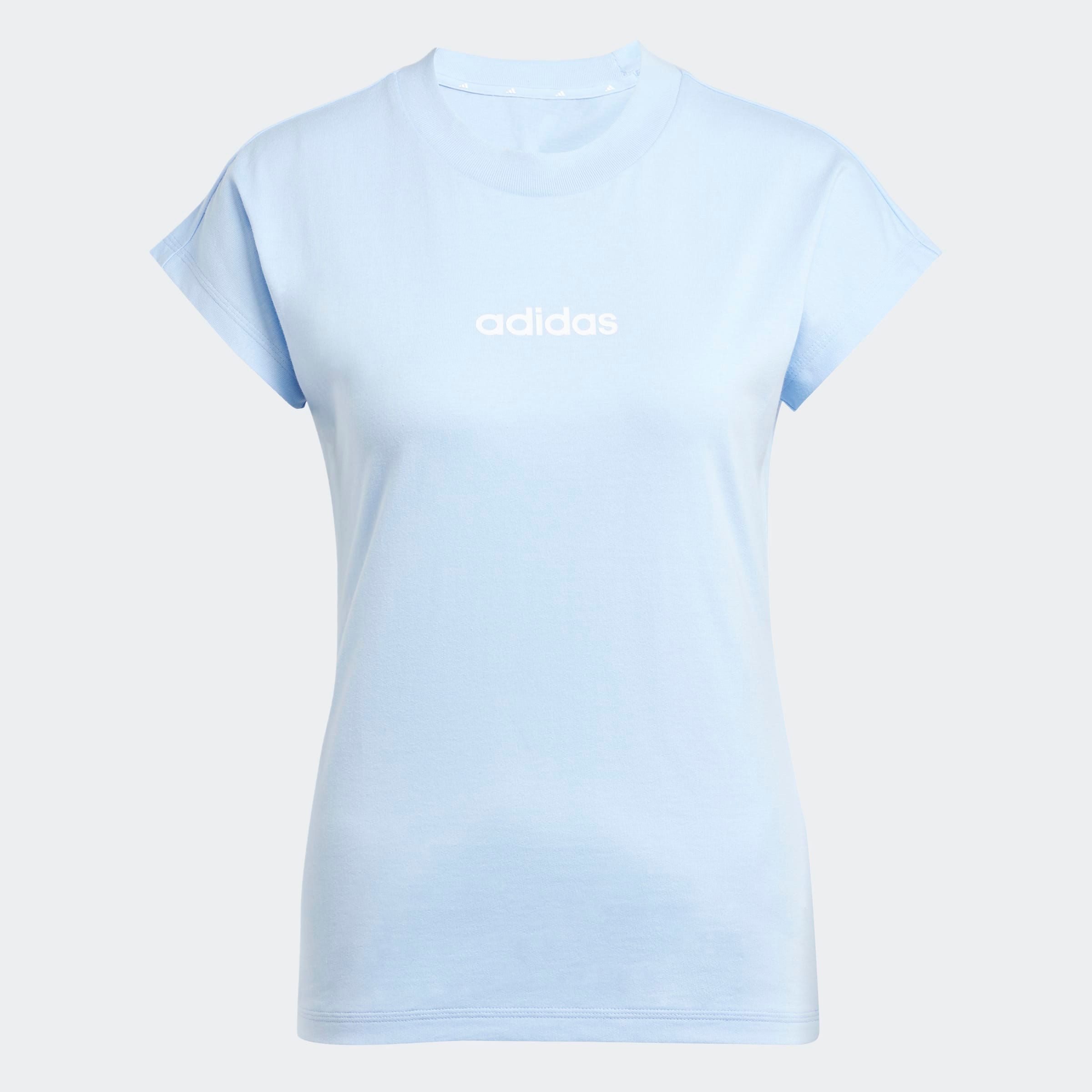adidas Sportswear T-shirt W LIN SJ T Basic T-shirt van zacht materiaal