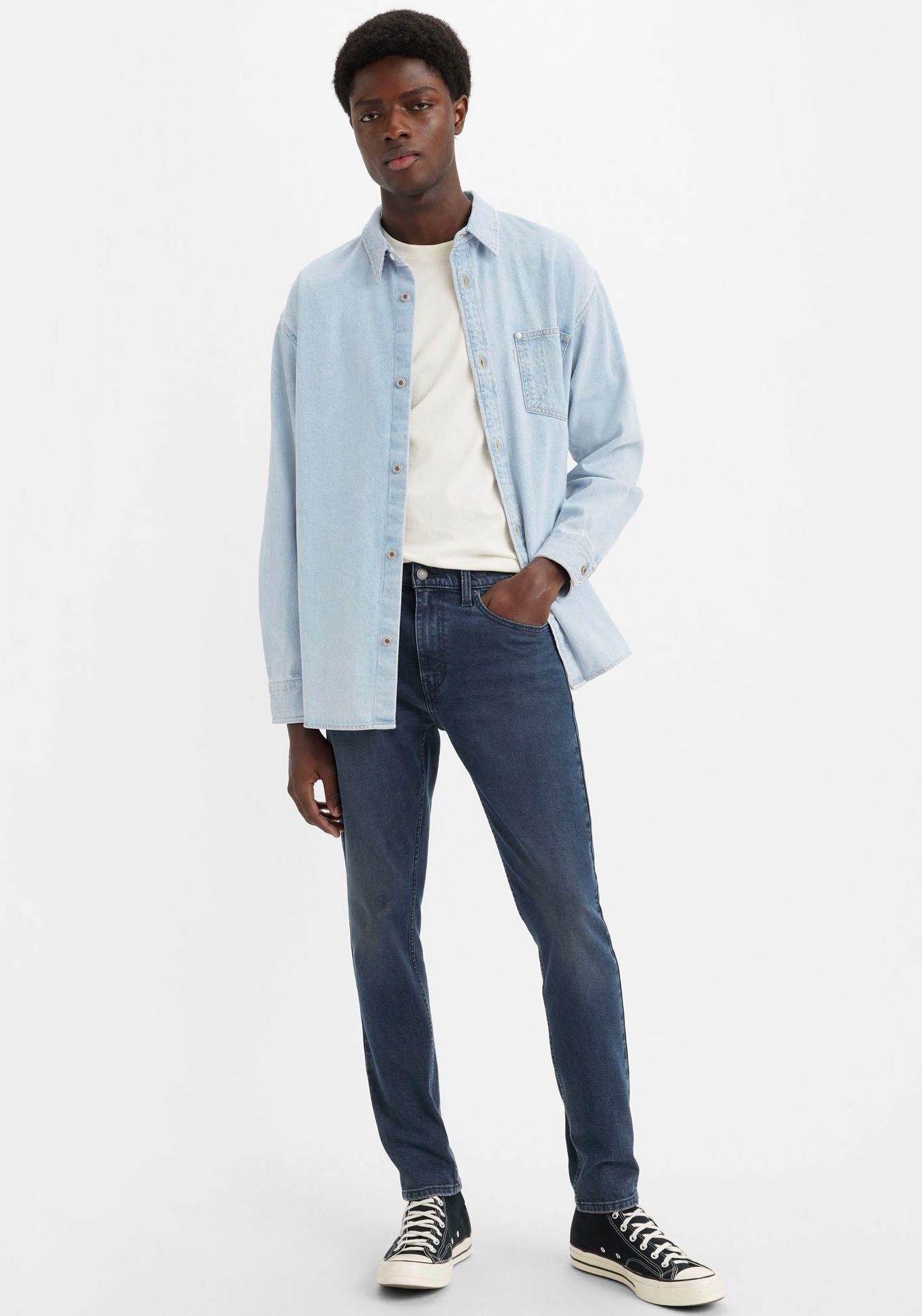 Levi's Tapered jeans 512 Slim Taper Fit heren tapered jeans maat 31 blauw