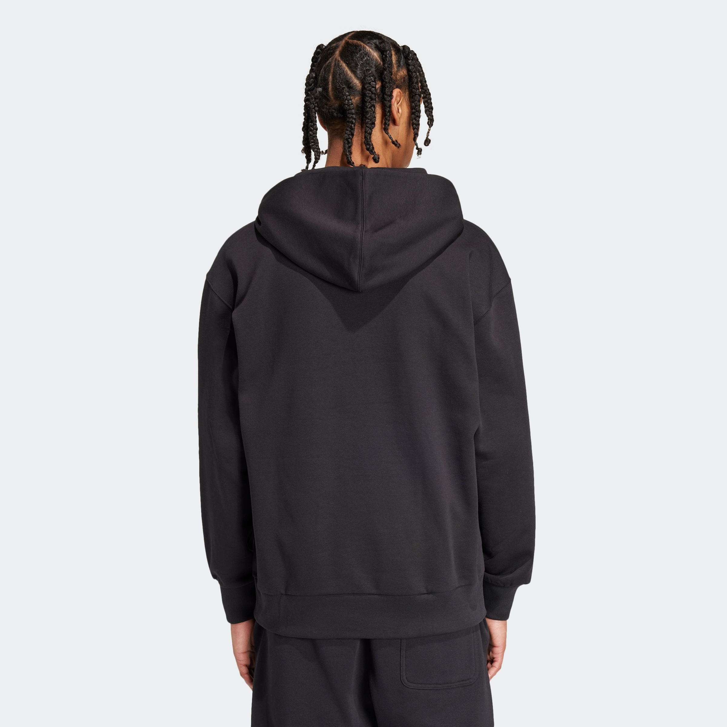 adidas Sportswear Hoodie M A SZN FL HD zacht fleecemateriaal (1-delig)