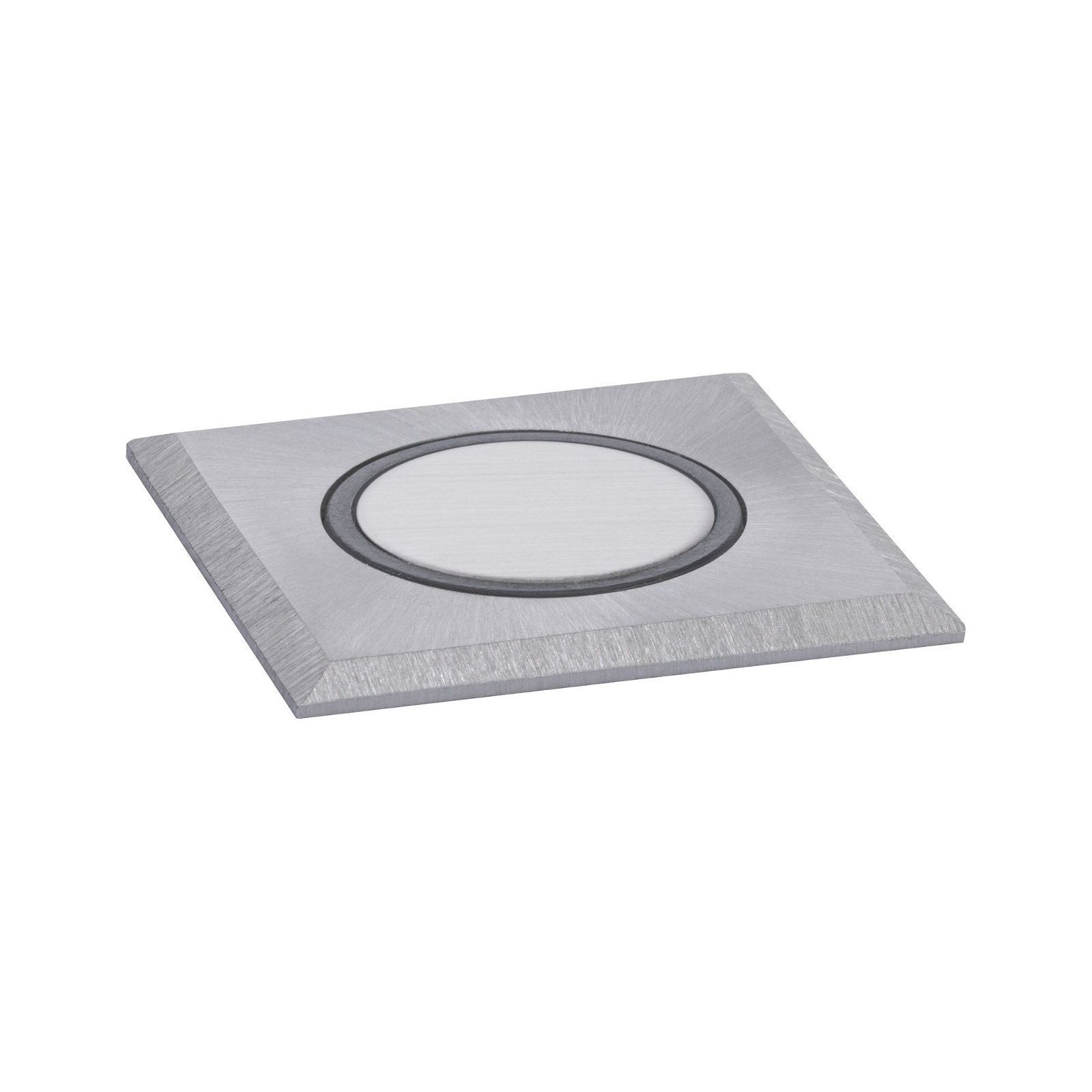 Paulmann Ledinbouwlamp House vierkant 50x50mm 3000K 2W 20lm 230V Geborsteld RVS, Kunststof (1 stuk)