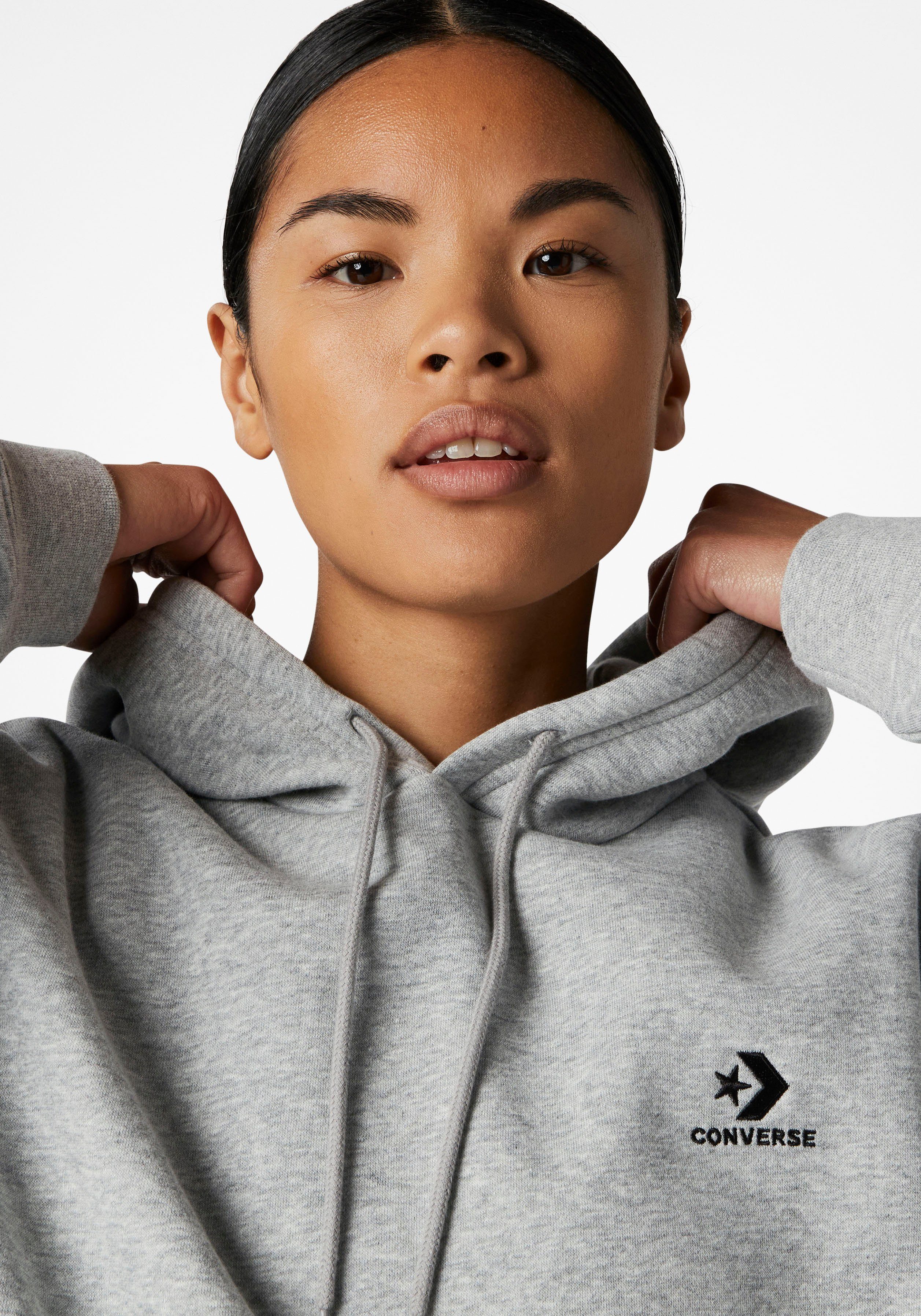 Converse Hoodie EMBROIDERED STAR CHEVRON BRUSHED BACK FLEECE HOODIE (1-delig)