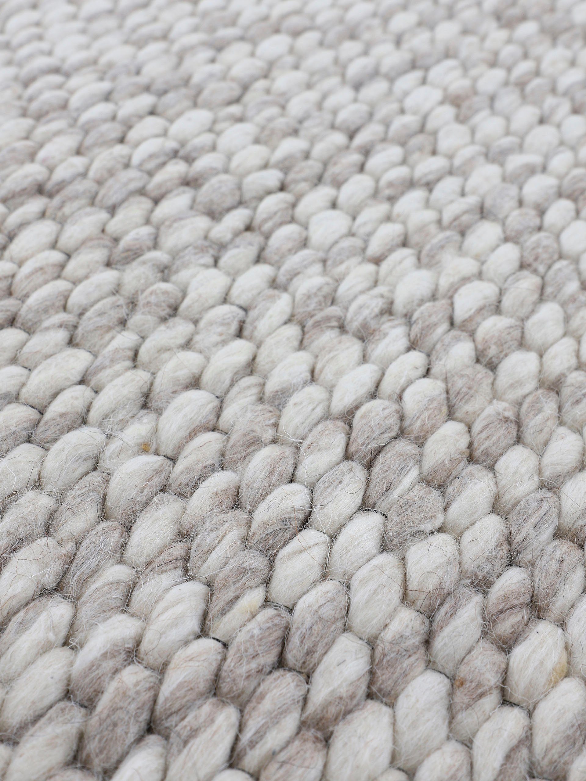 carpetfine Wollen kleed Sina Handgeweven tapijt, 100% wol, gemêleerd, handgeweven, zacht & knuffelig