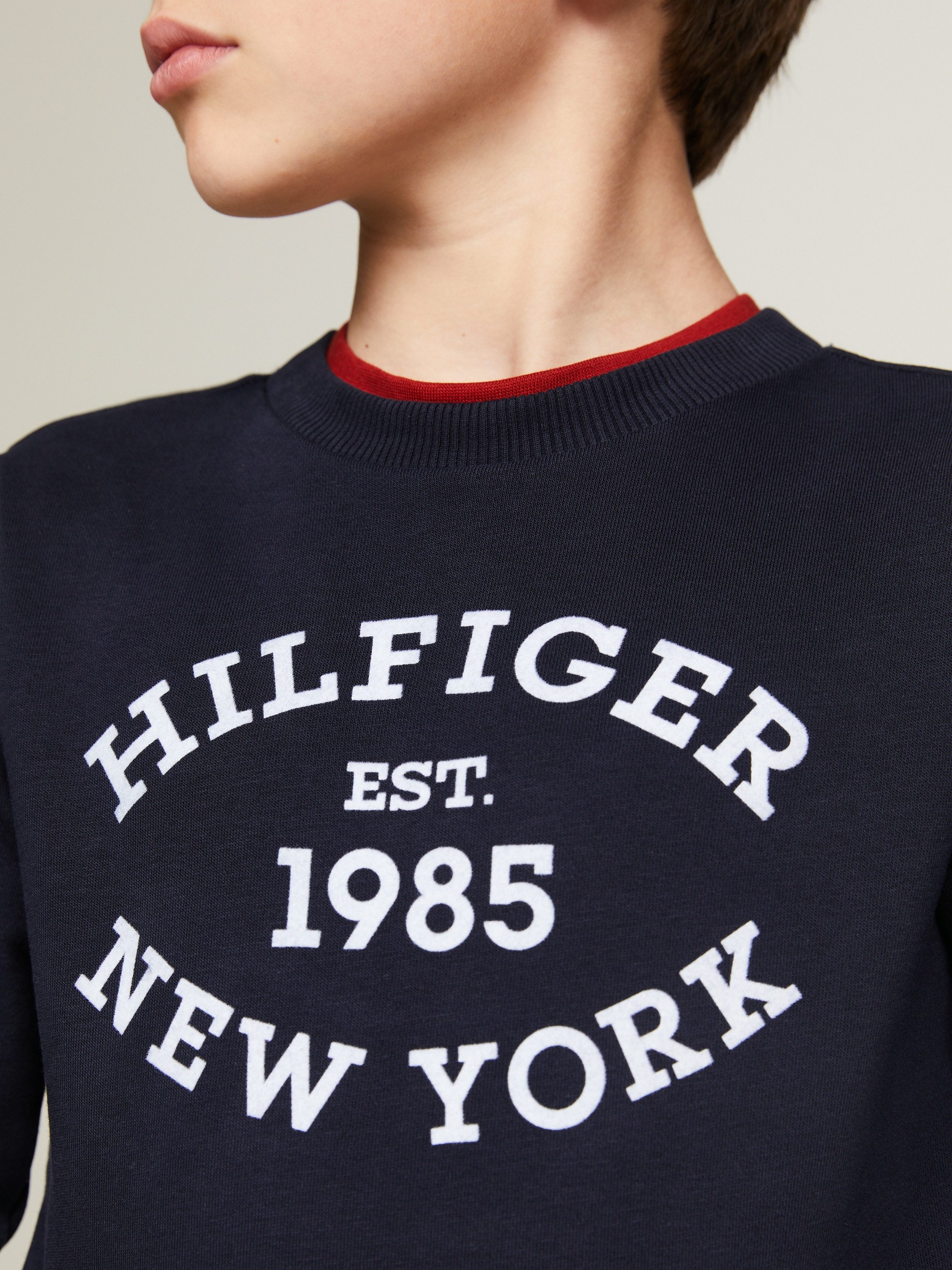 Tommy Hilfiger Sweatshirt MONOTYPE FLOCK REG SWEATSHIRT
