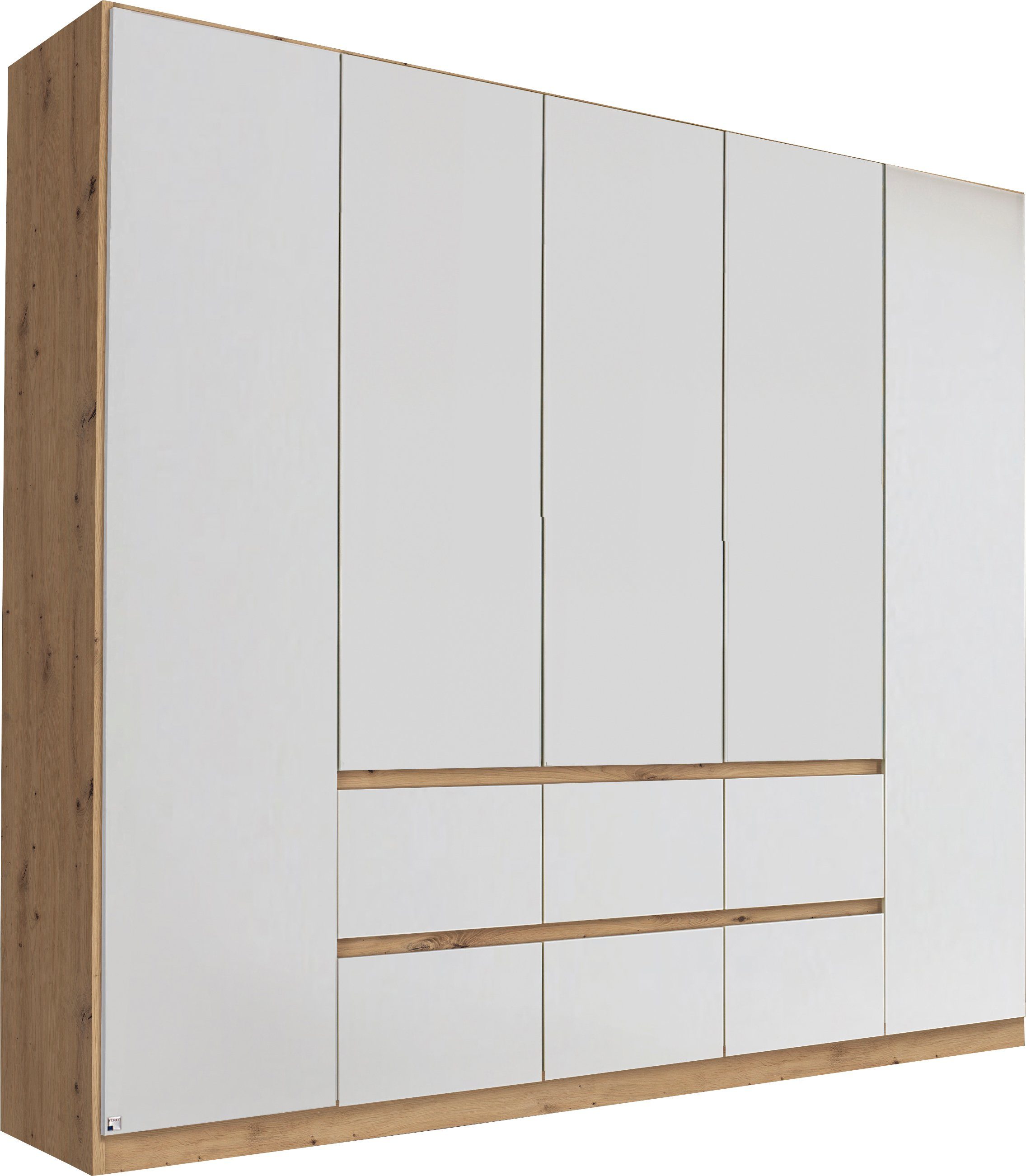 rauch Draaideurkast Kledingkast kast garderobe garderobekast MAINZ greeploze front, buitendeuren met push-to-open functie made in germany