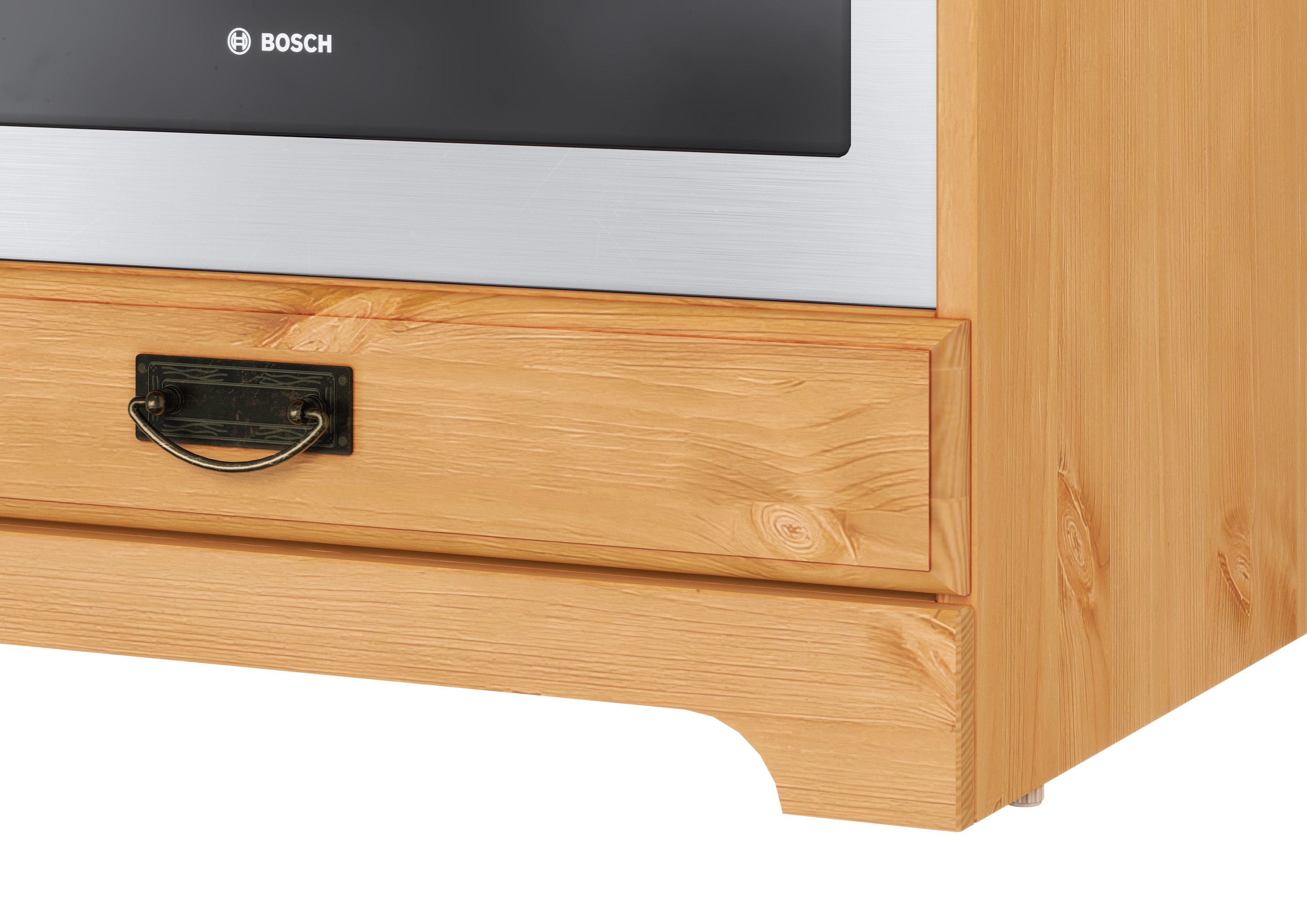 Home affaire Ombouwkast voor oven Rügen Breedte 60 cm, massief grenen, nismaat fornuis B/D/H 56,7/54,2/60,5 cm