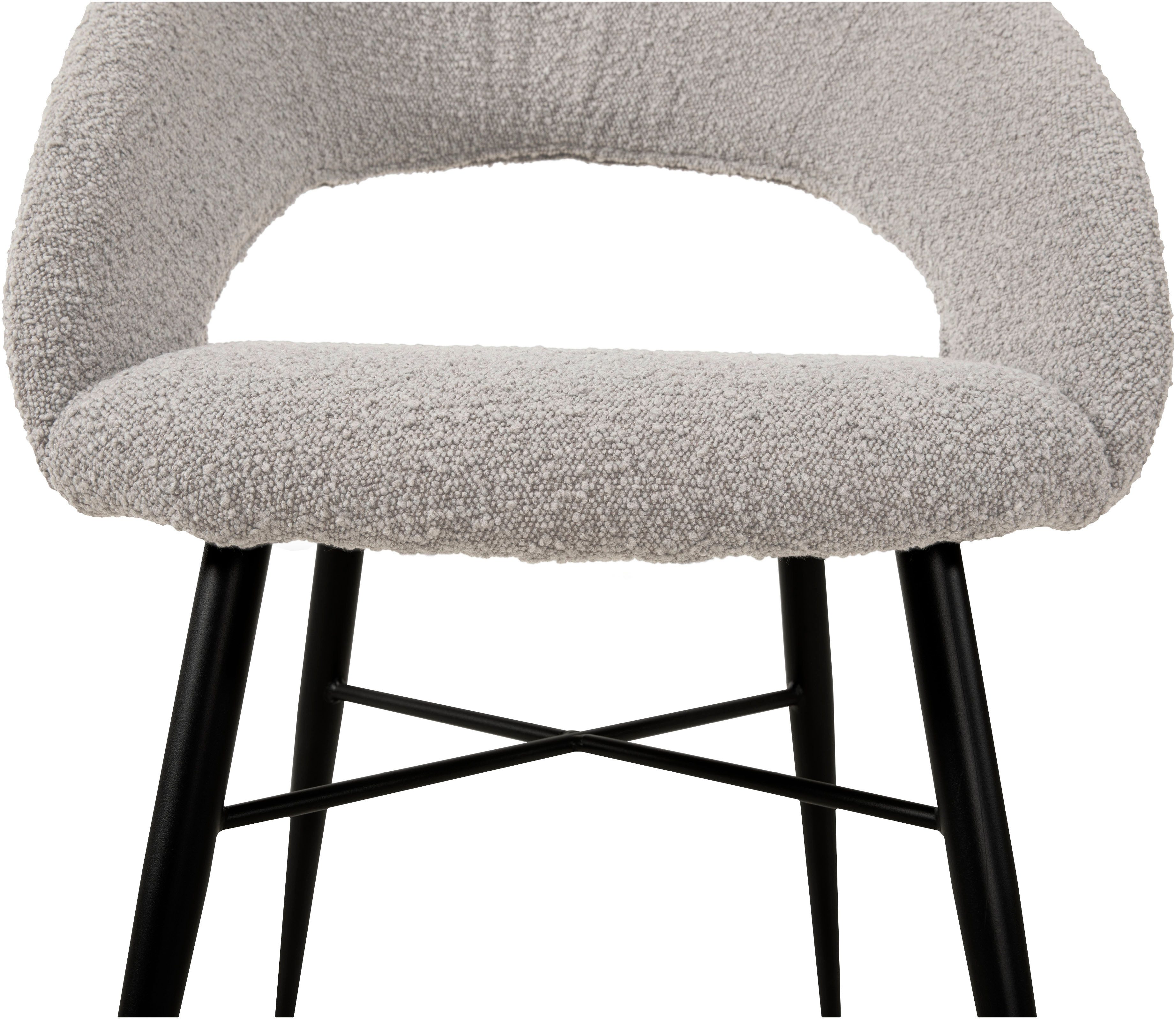 OMG Design Eetkamerstoel Marley met modern cut-out, bouclé bekleding (set)