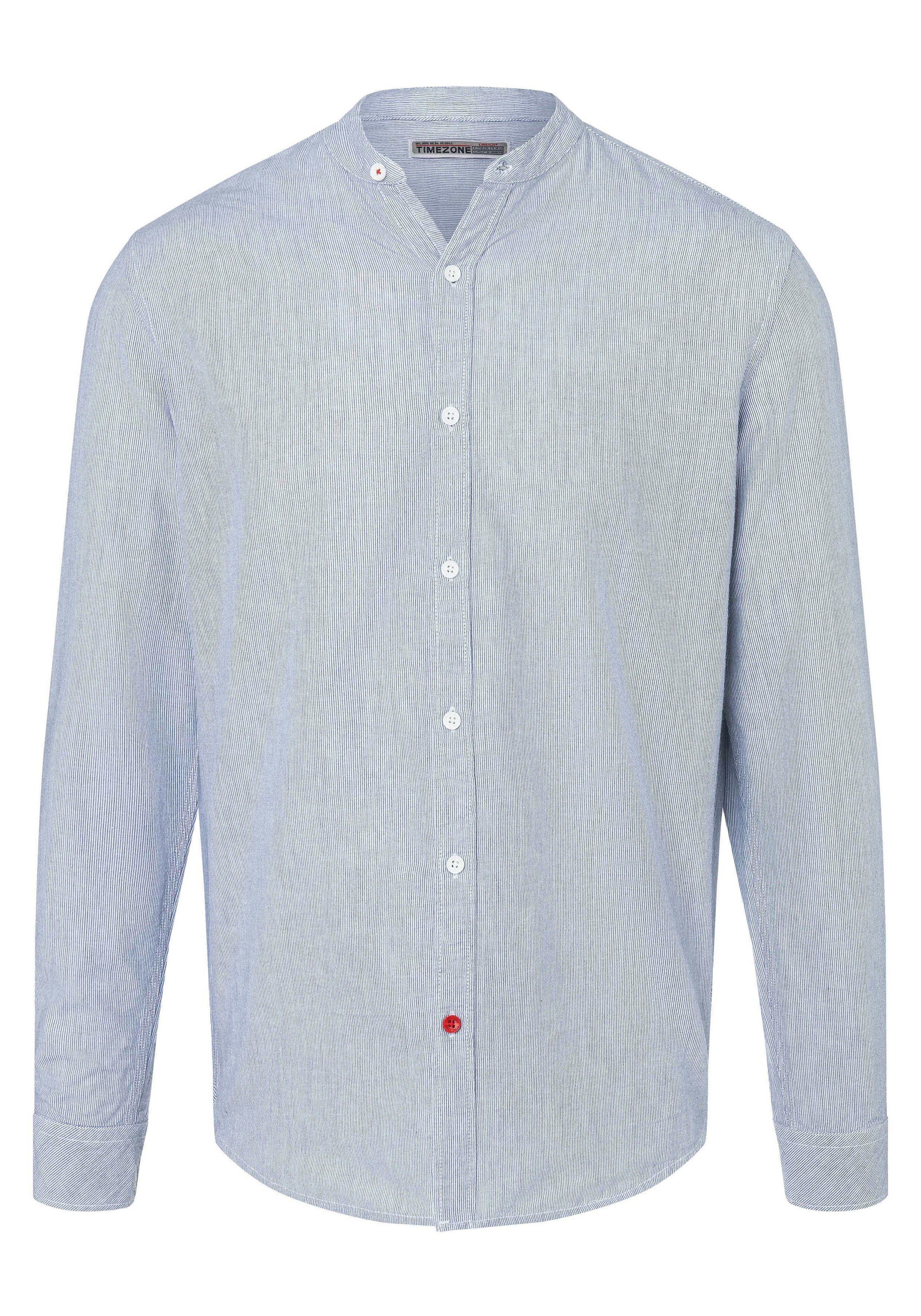 TIMEZONE Overhemd met lange mouwen Stand-up-collar Shirt