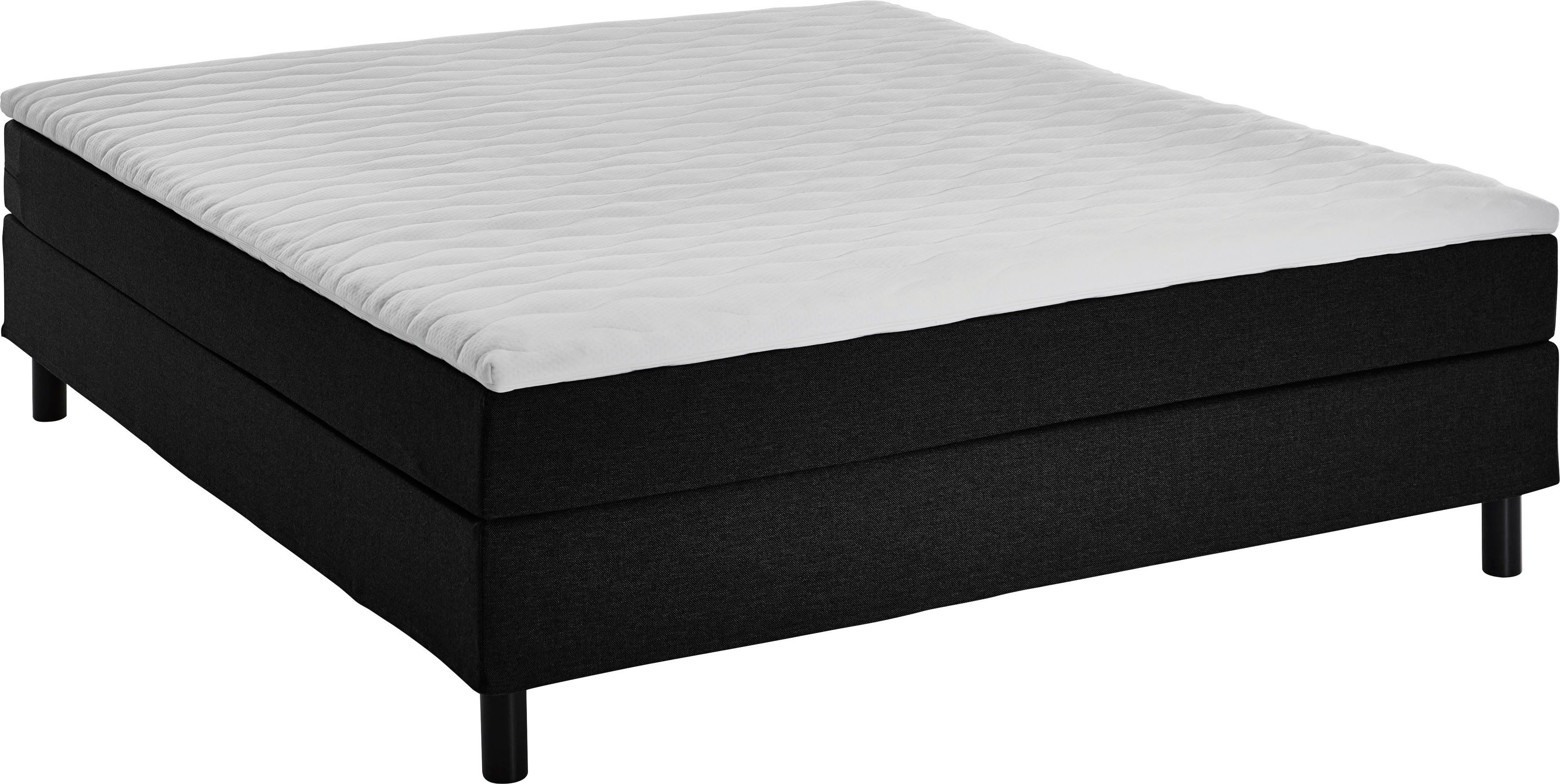 ATLANTIC home collection Boxspring Happy zonder hoofdbord, met topmatras, naar keuze met of zonder beddengoed