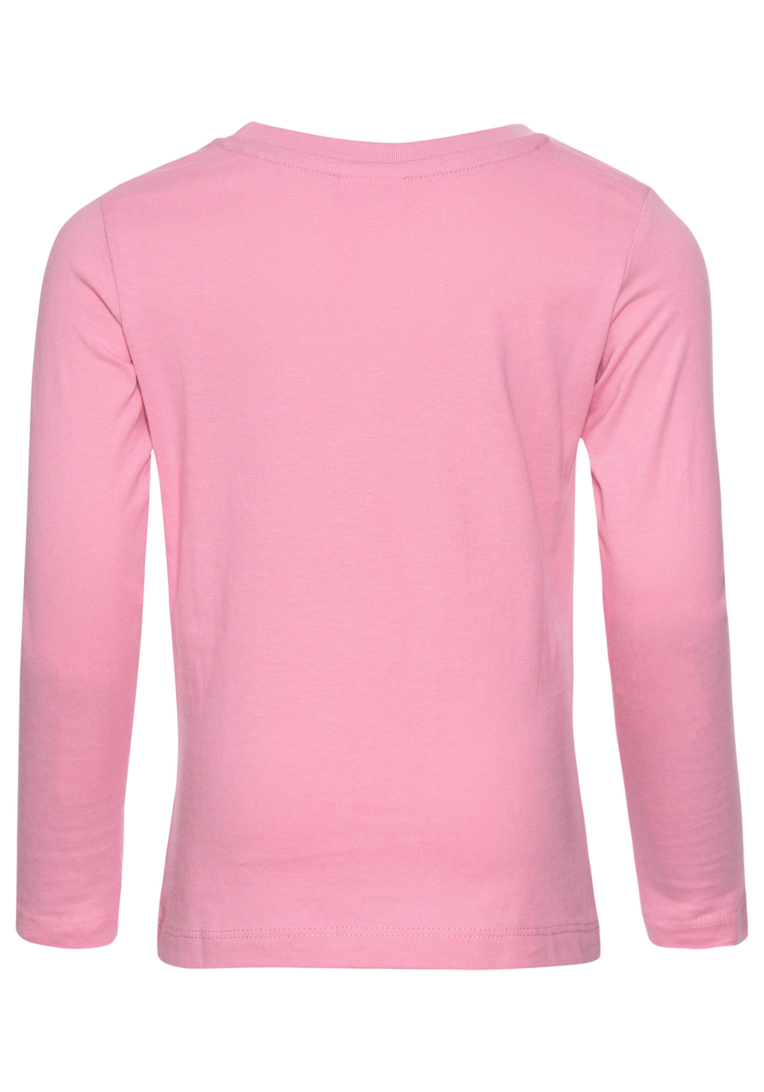 KangaROOS Shirt met lange mouwen Voor kleine meisjes , schattige logo-opdruk