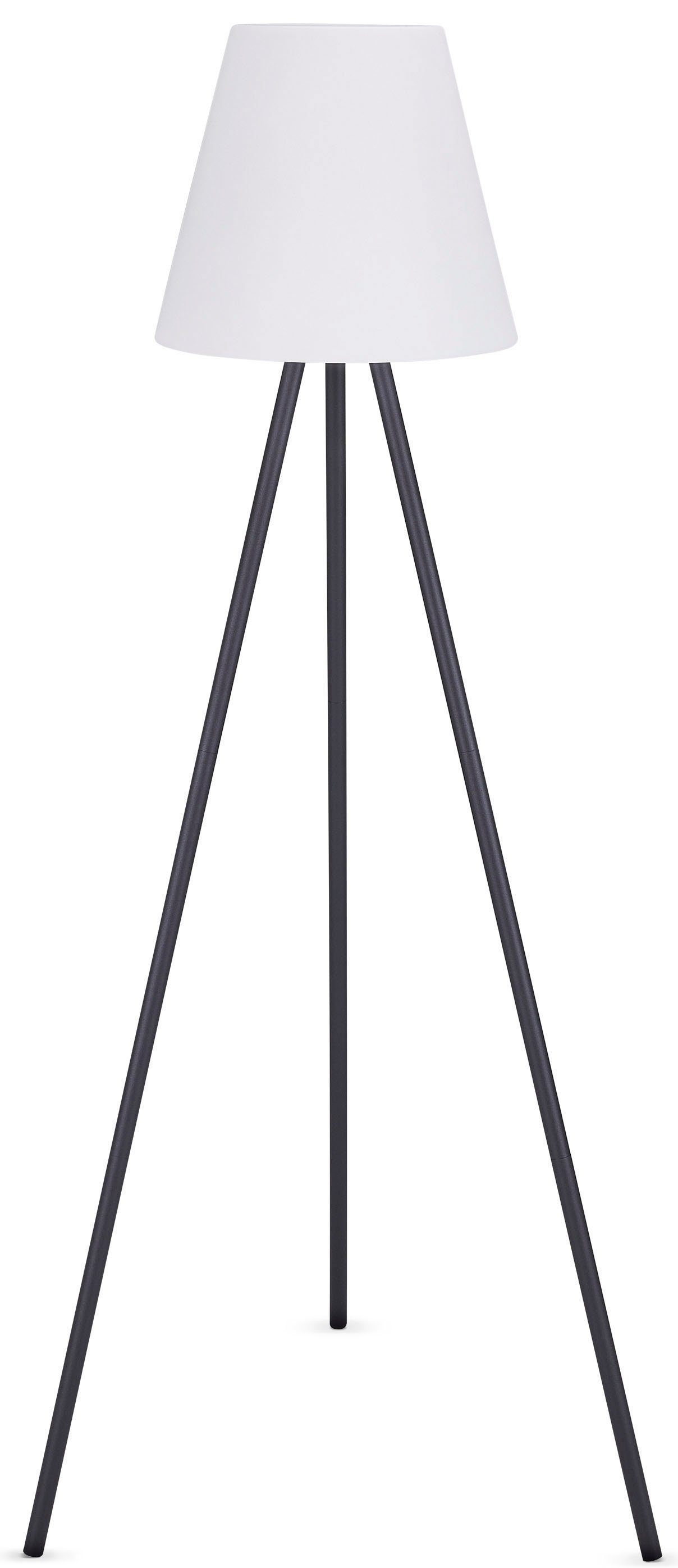 Paco Home Staande lamp ROBIN LED vloerlamp industrie binnen- en buiten accu tuin terras