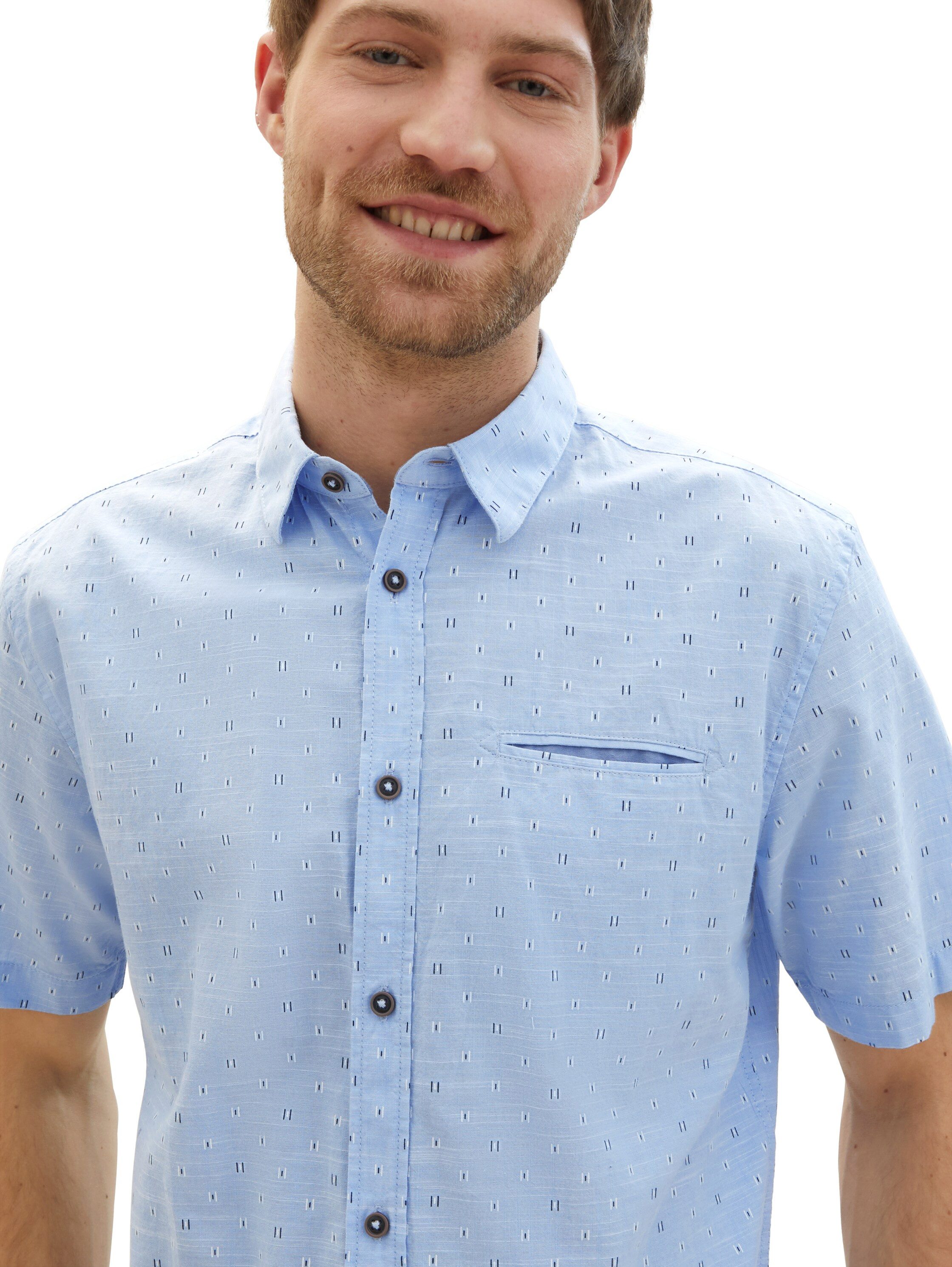 Tom Tailor Overhemd met korte mouwen met print all-over