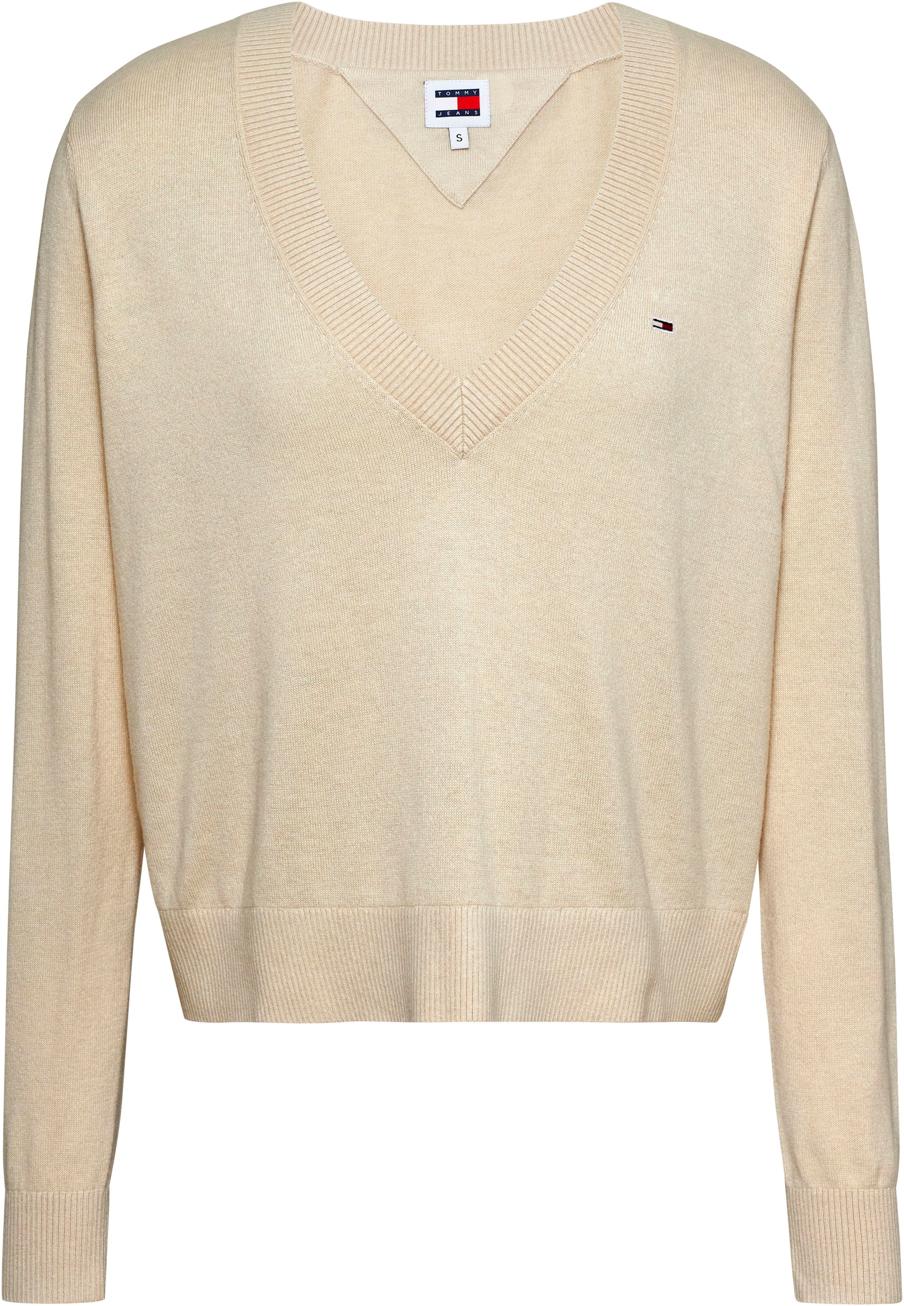 TOMMY JEANS Trui met V-hals TJW ESSENTIAL VNECK SWEATER EXT
