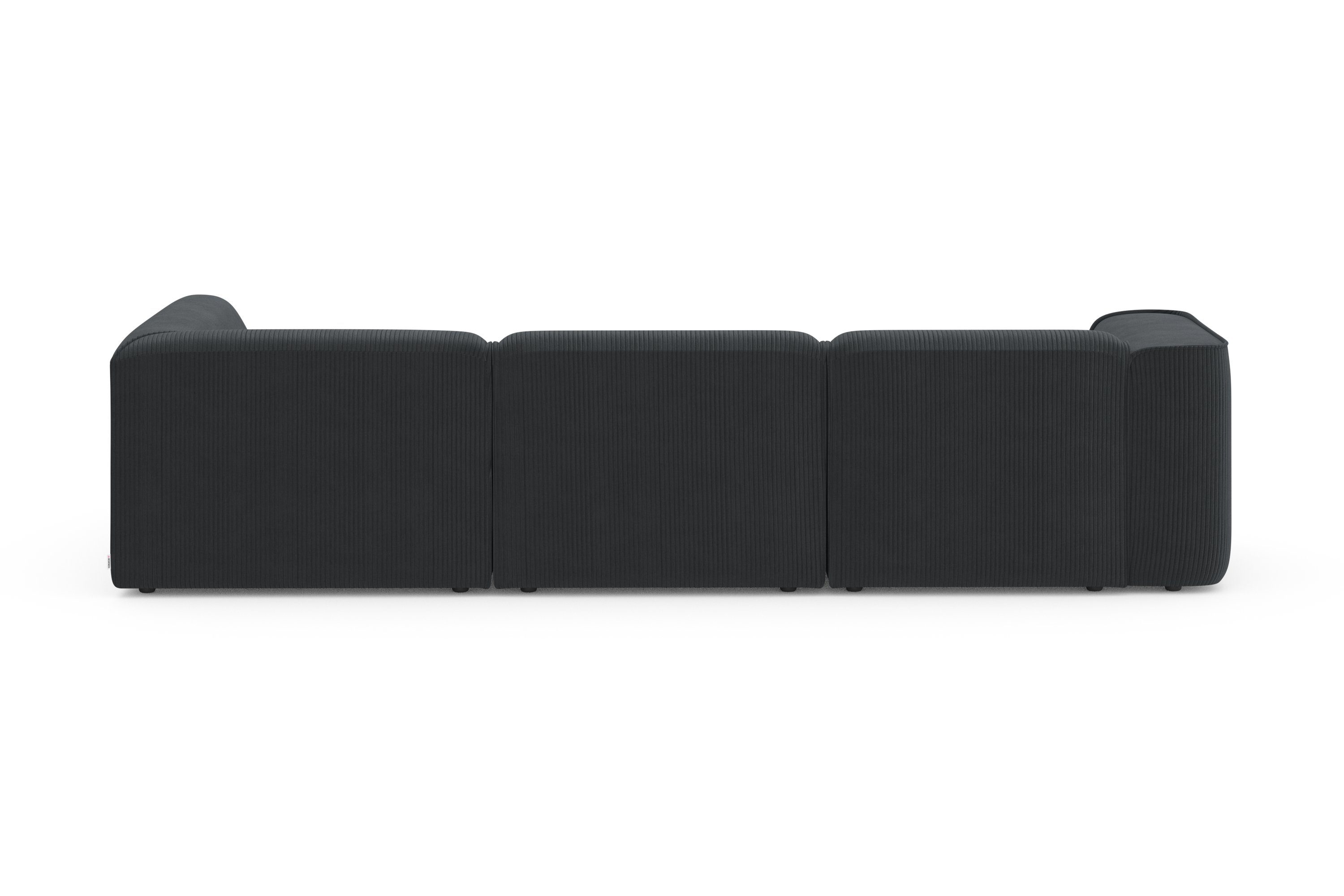 RAUM.ID Hoekbank Merid L-vorm, altijd uitbreidbaar met modules, B/D/H: 295/162/70 cm