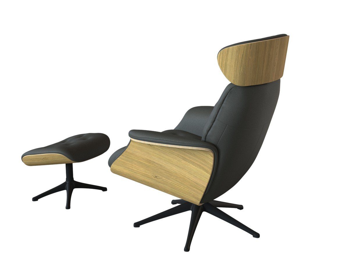 FLEXLUX Relaxfauteuil Volden, functionele stoel, gestoffeerde stoel, armleuningen, TV-fauteuil