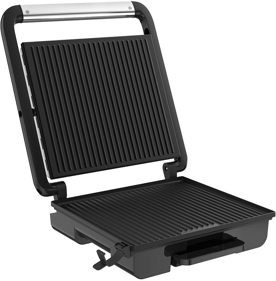 Tefal Contactgrill GC242D Inicio Grill Adjust regelbare thermostaat met 3 standen, bakplaten met antiaanbaklaag