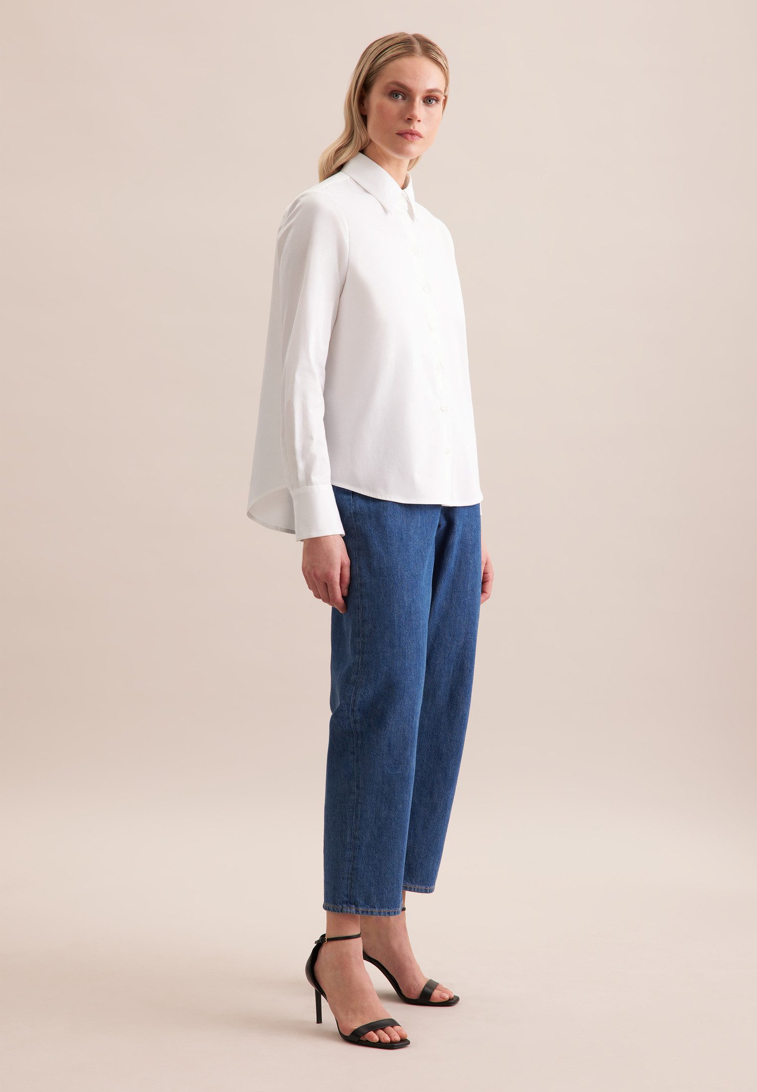 seidensticker Overhemdblouse 1/1 kraag uni