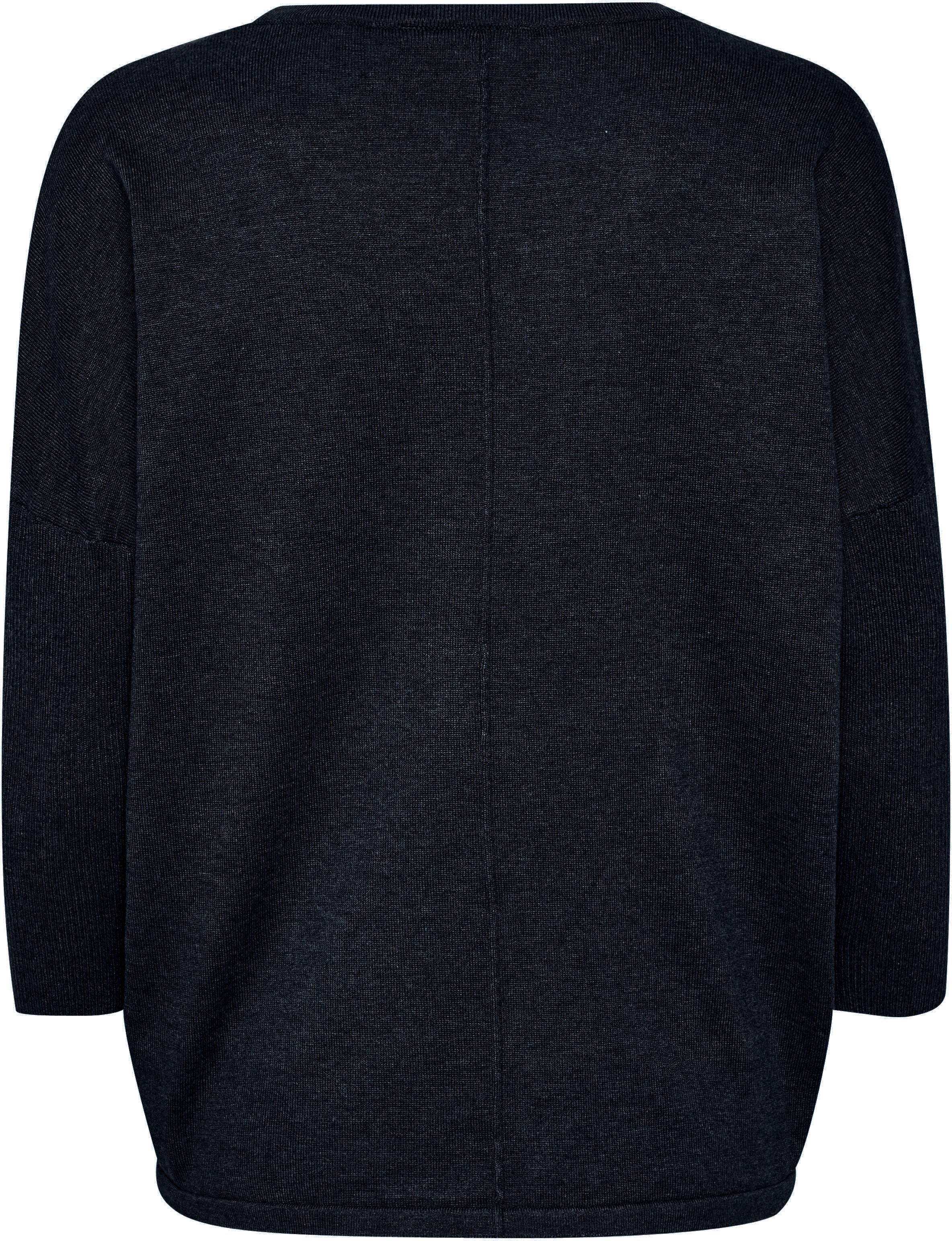 Saint Tropez Trui met ronde hals MilaSZ A2561 chique materialenmix in new colors