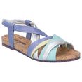 josef seibel sandalen henriette 03 in een leuke kleurencombinatie blauw