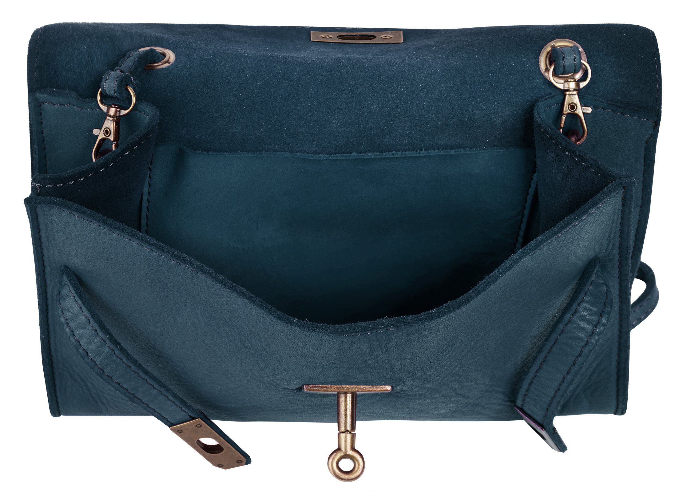 Samantha Look Schoudertas echt leer, made in italy