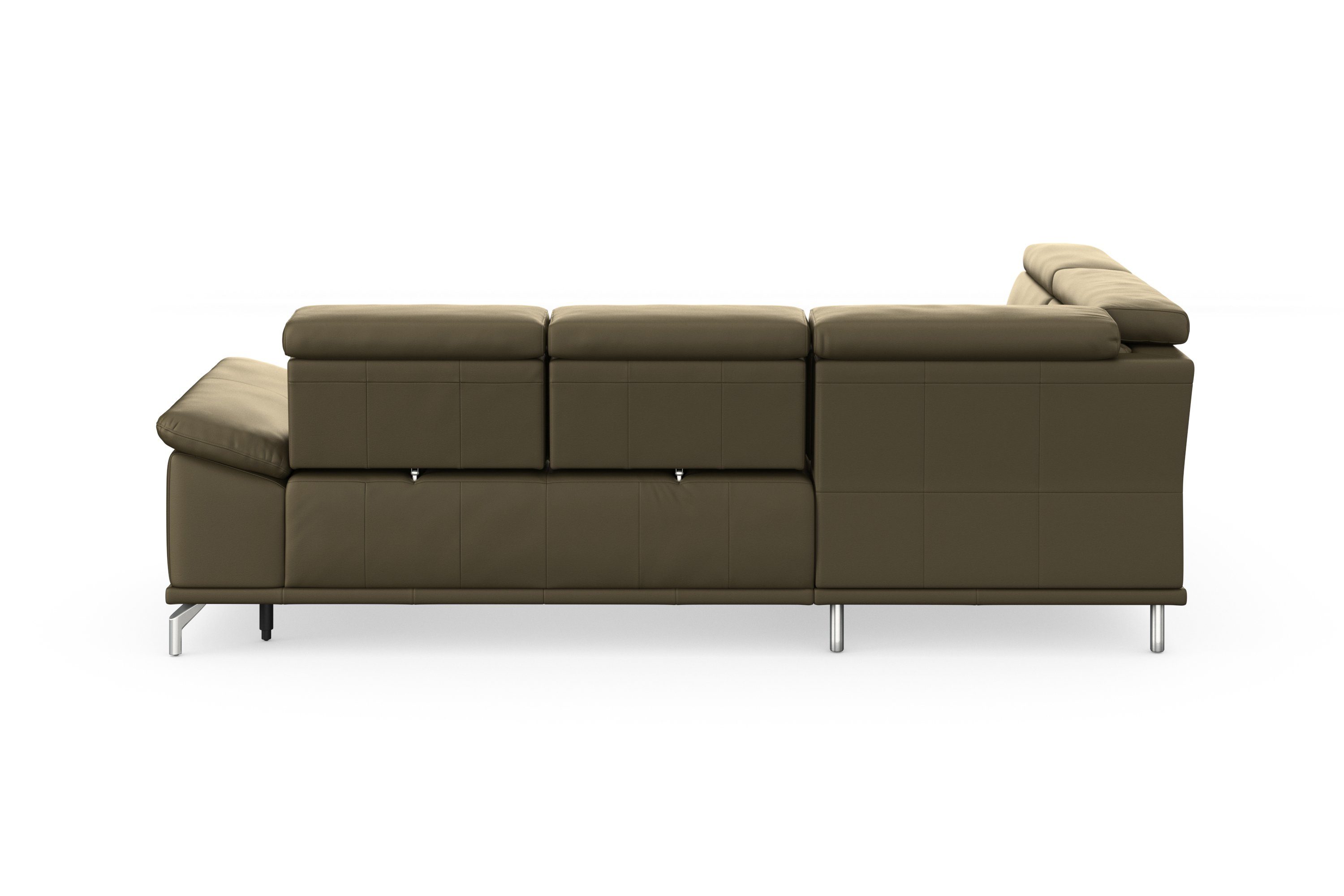 sit&more Hoekbank Cabrio L-vorm, met zitdiepteverstelling, arm- en hoofdsteunverstelling