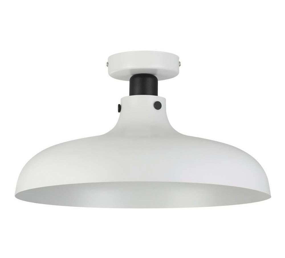 EGLO Plafondlamp MATLOCK Plafondlamp, metaal in grijs en zwart, ganglamp, E27, Ø 38 cm (1 stuk)