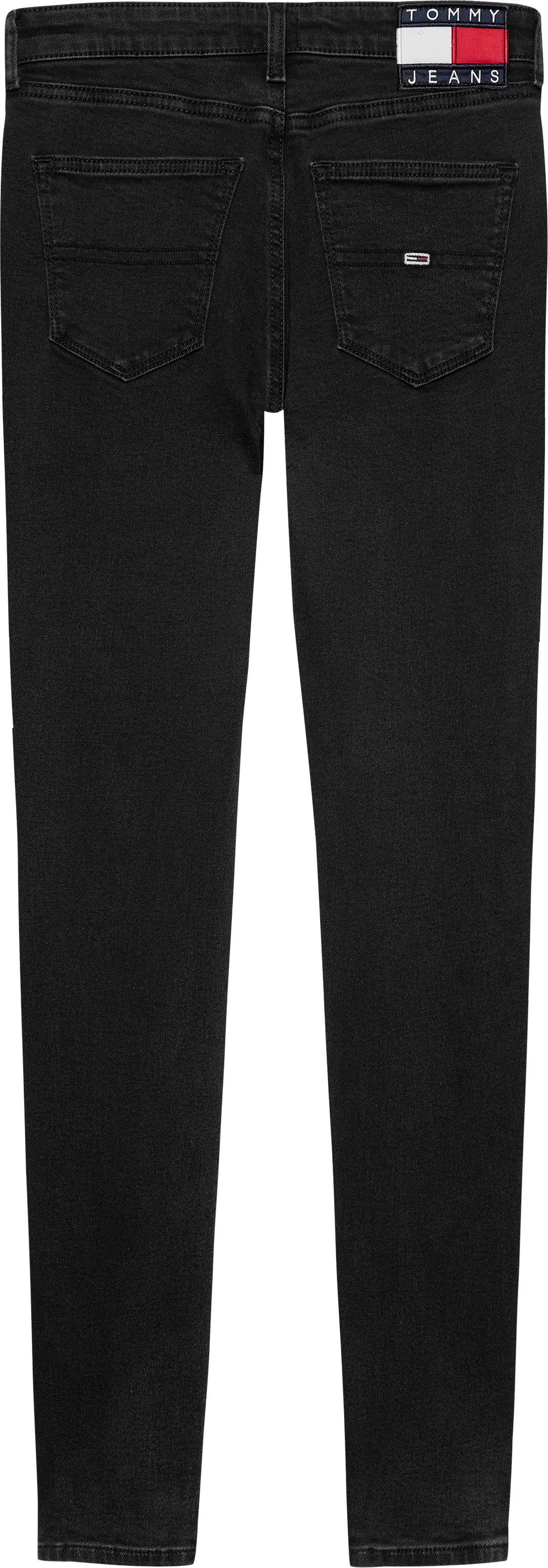 TOMMY JEANS Skinny fit jeans NORA MD SKN BF CG4282 met logo-badge en borduurwerk