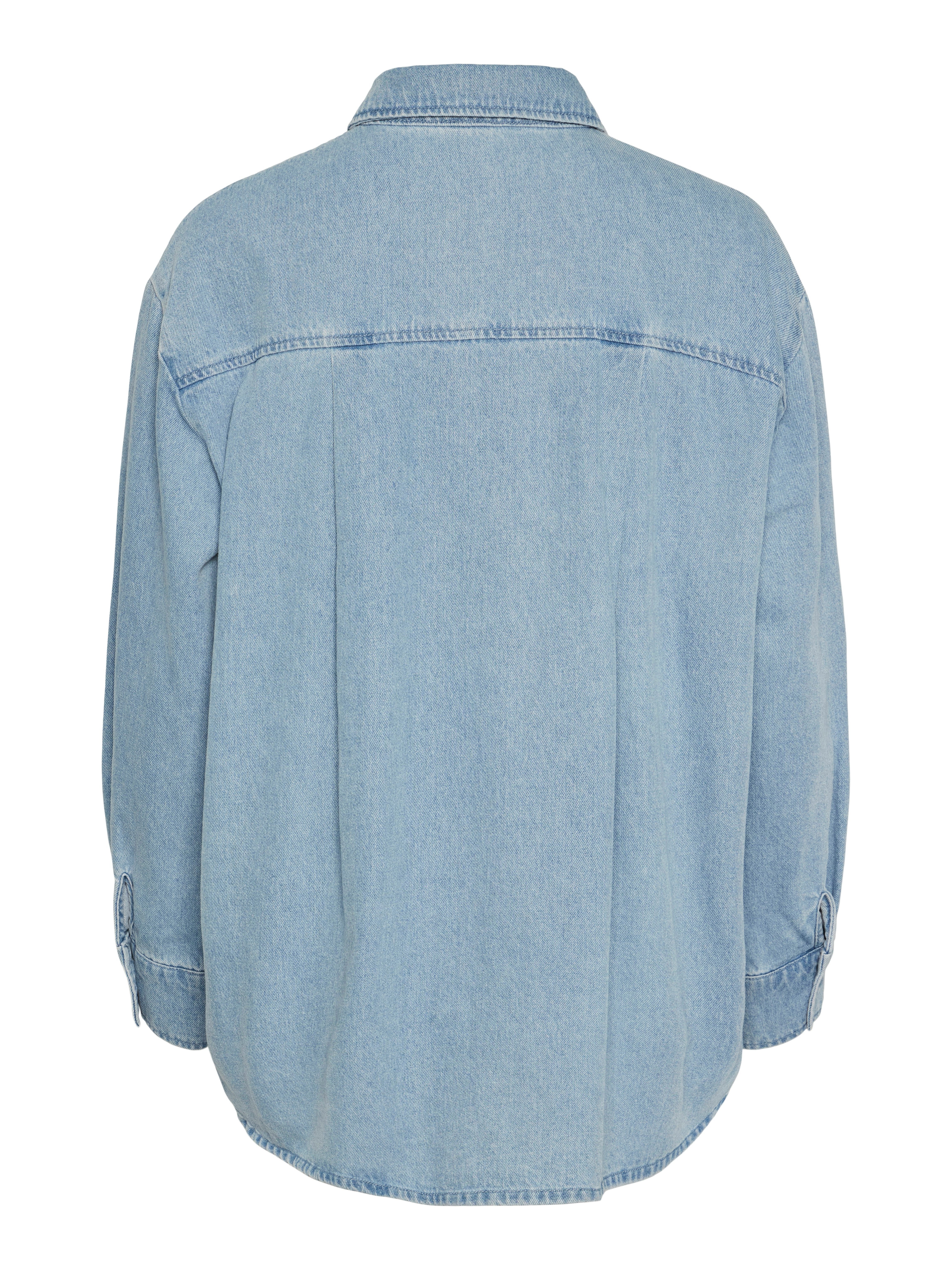 pieces Jeans blouse PCMAISIE LS DENIM SHIRT NOOS BC