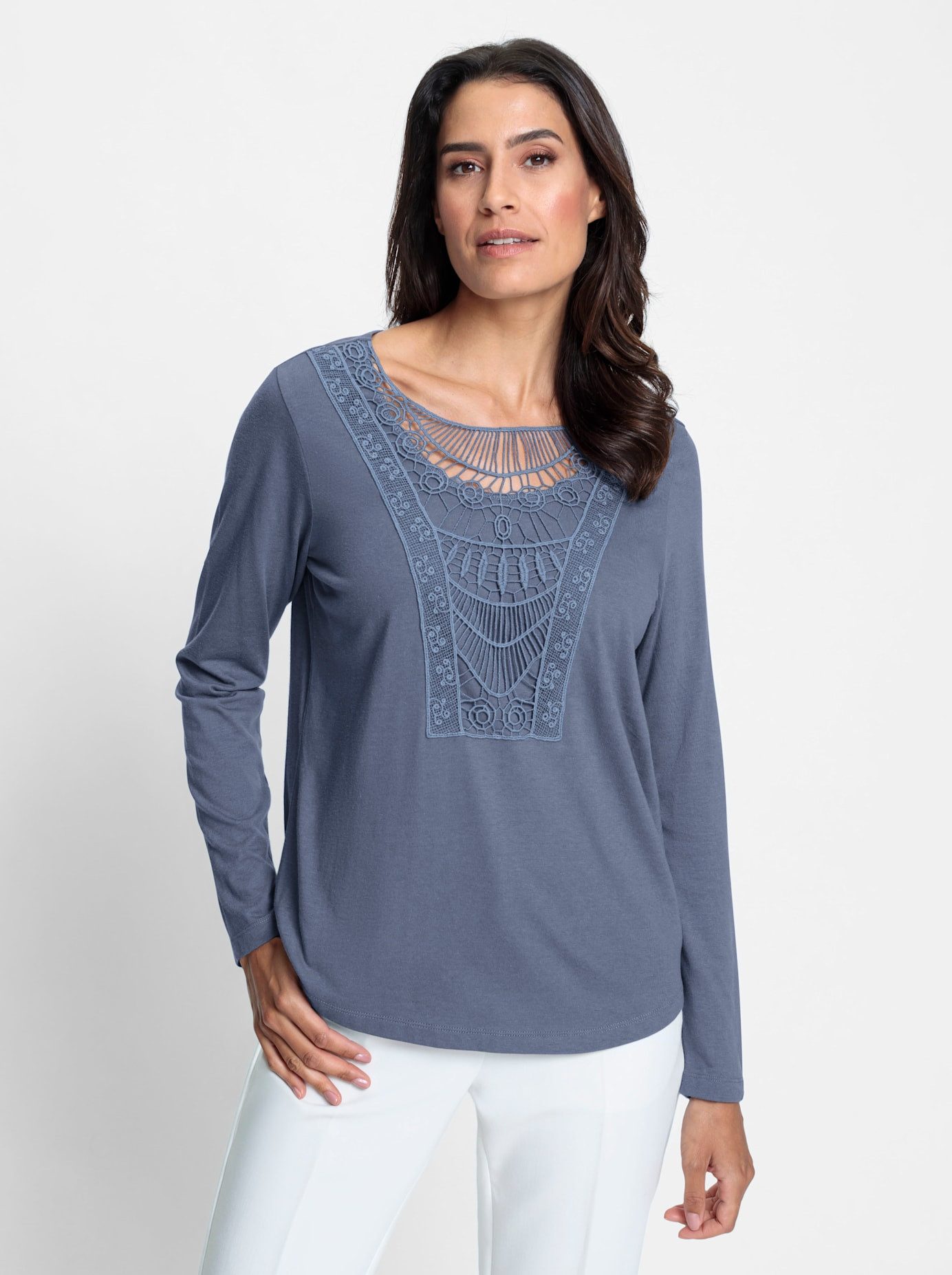 Classic Inspirationen Kanten Shirt (1-delig)