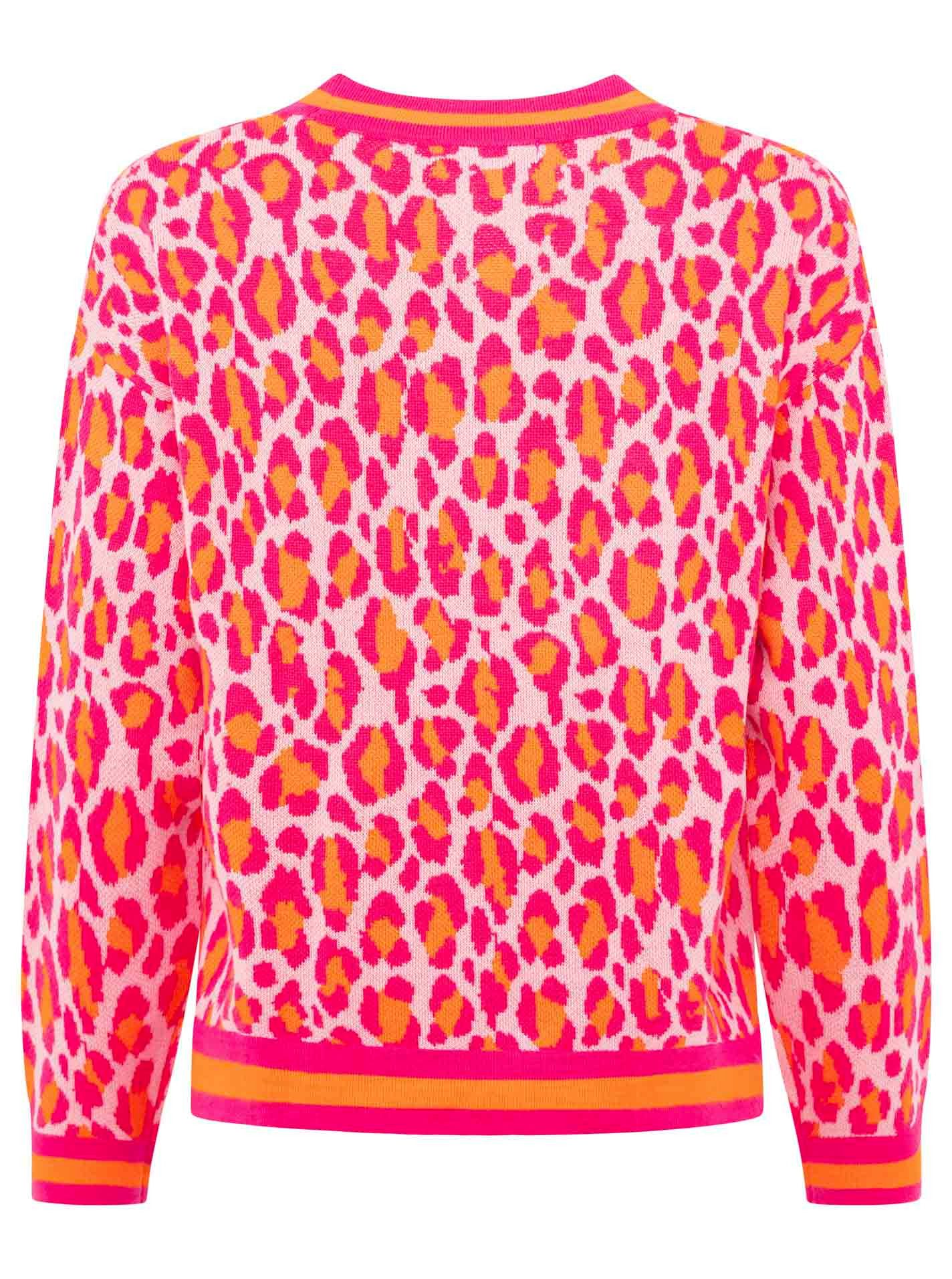 Zwillingsherz Vest Leo Streifen met knopen, leomoter en streepboorden