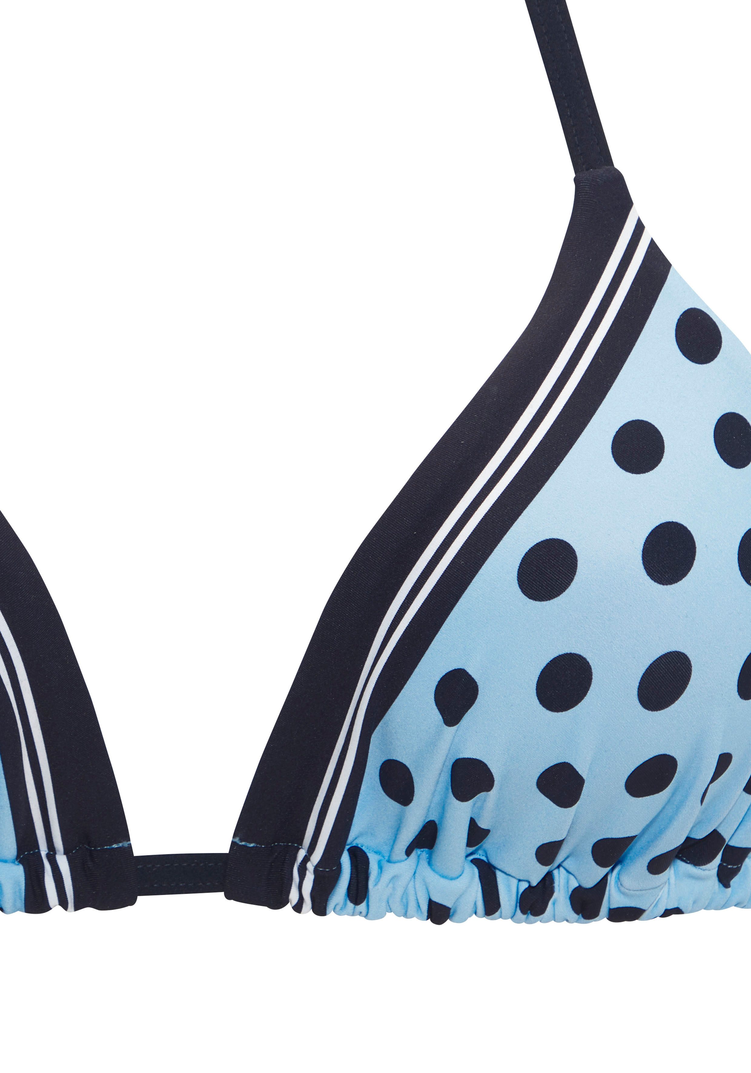 Lascana Triangelbikini met schattige stippen