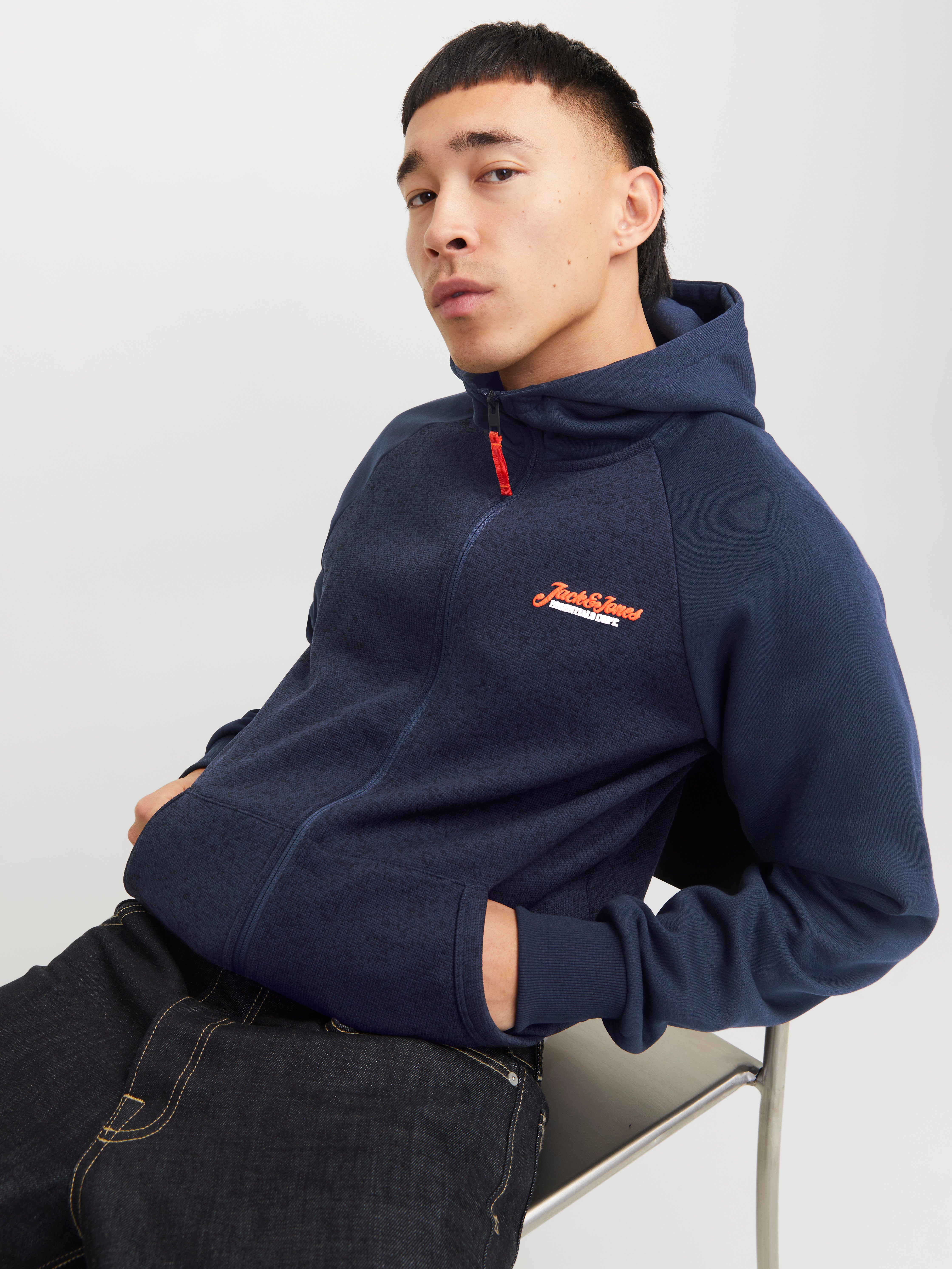 Jack & Jones Capuchonsweatvest JJERIK SWEAT ZIP HOOD