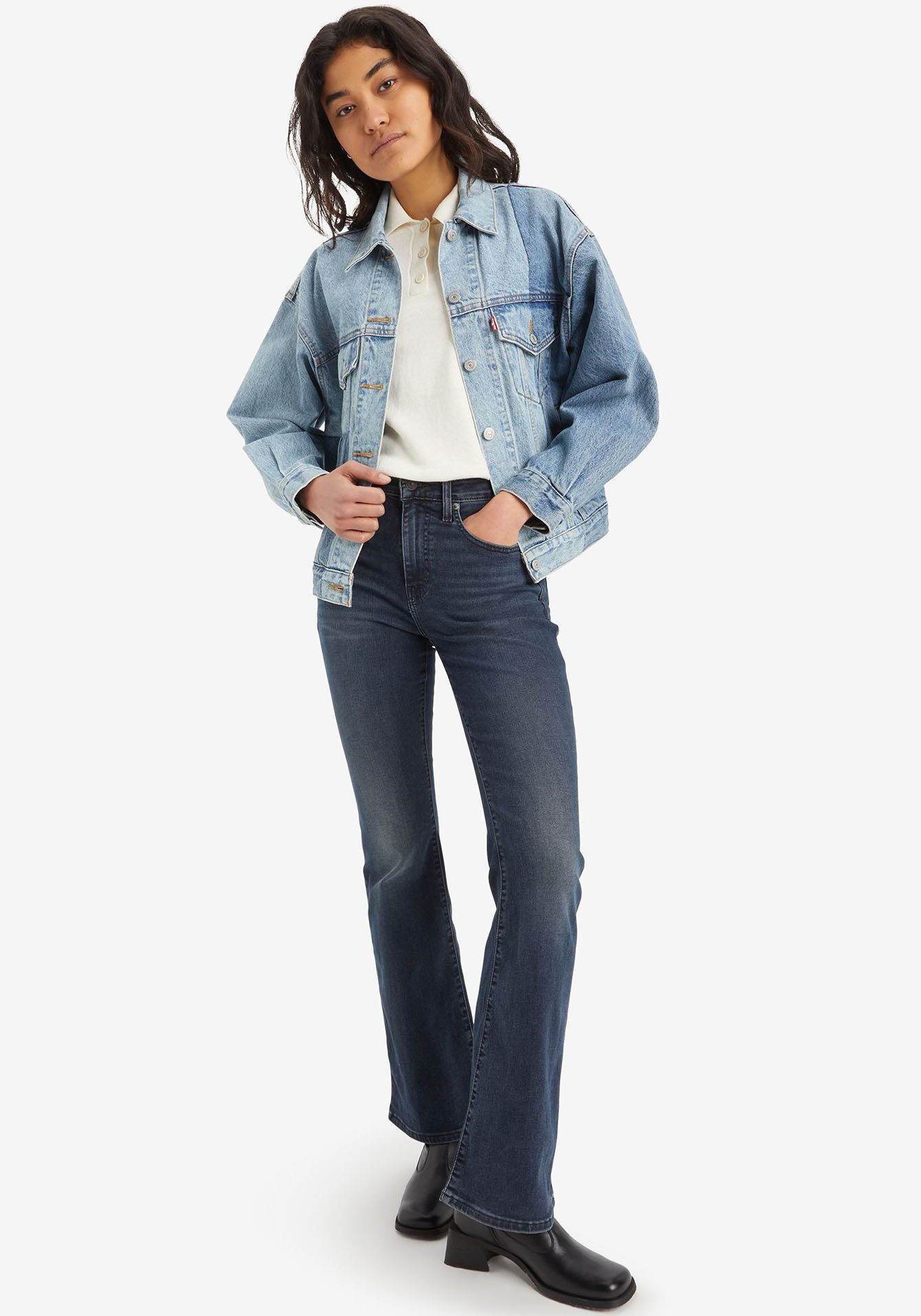 Levi's® Wijd uitlopende jeans 726 HR FLARE