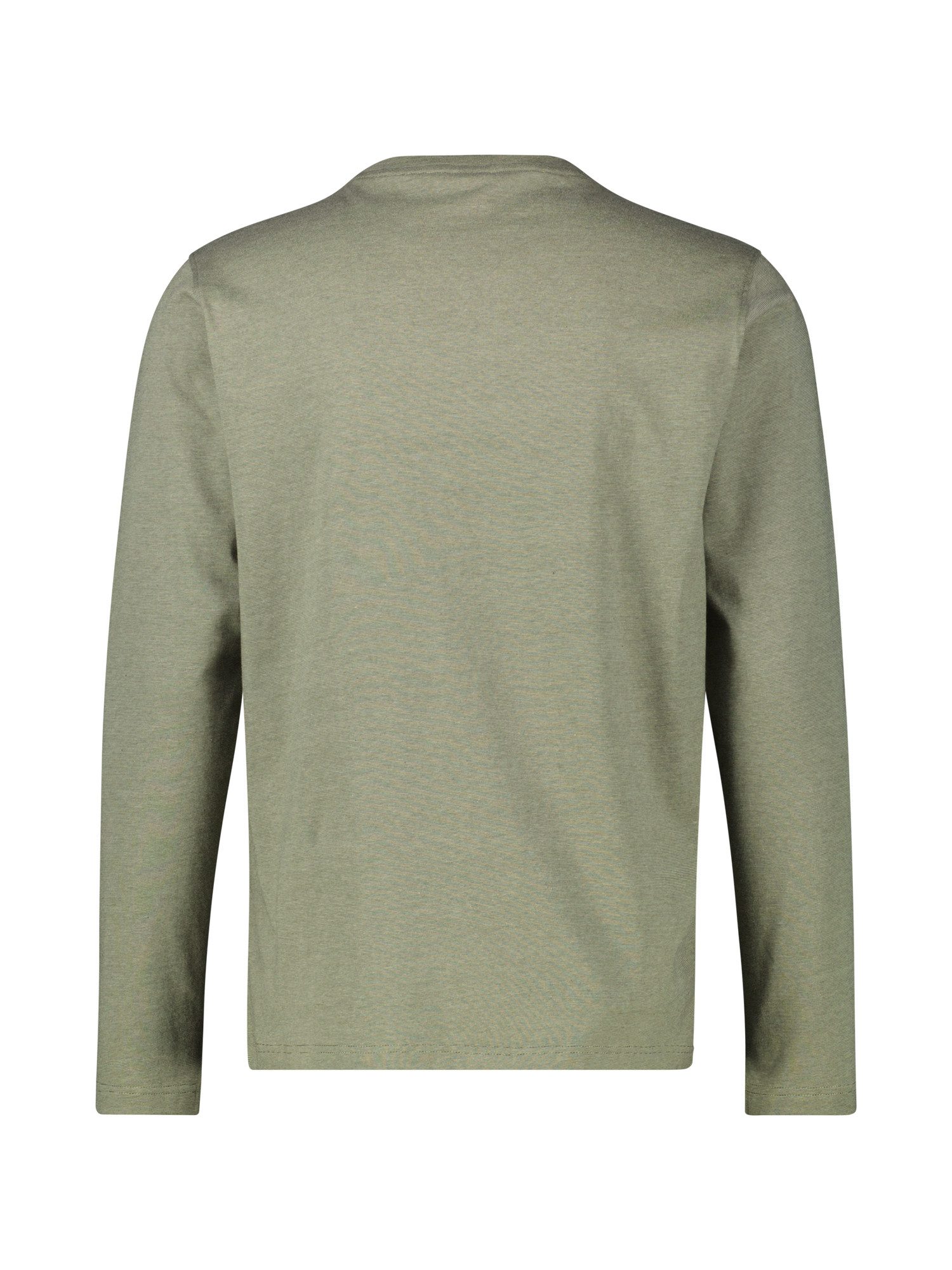 Lerros Sweatshirt LERROS Serafino-shirt met lange mouwen voor heren