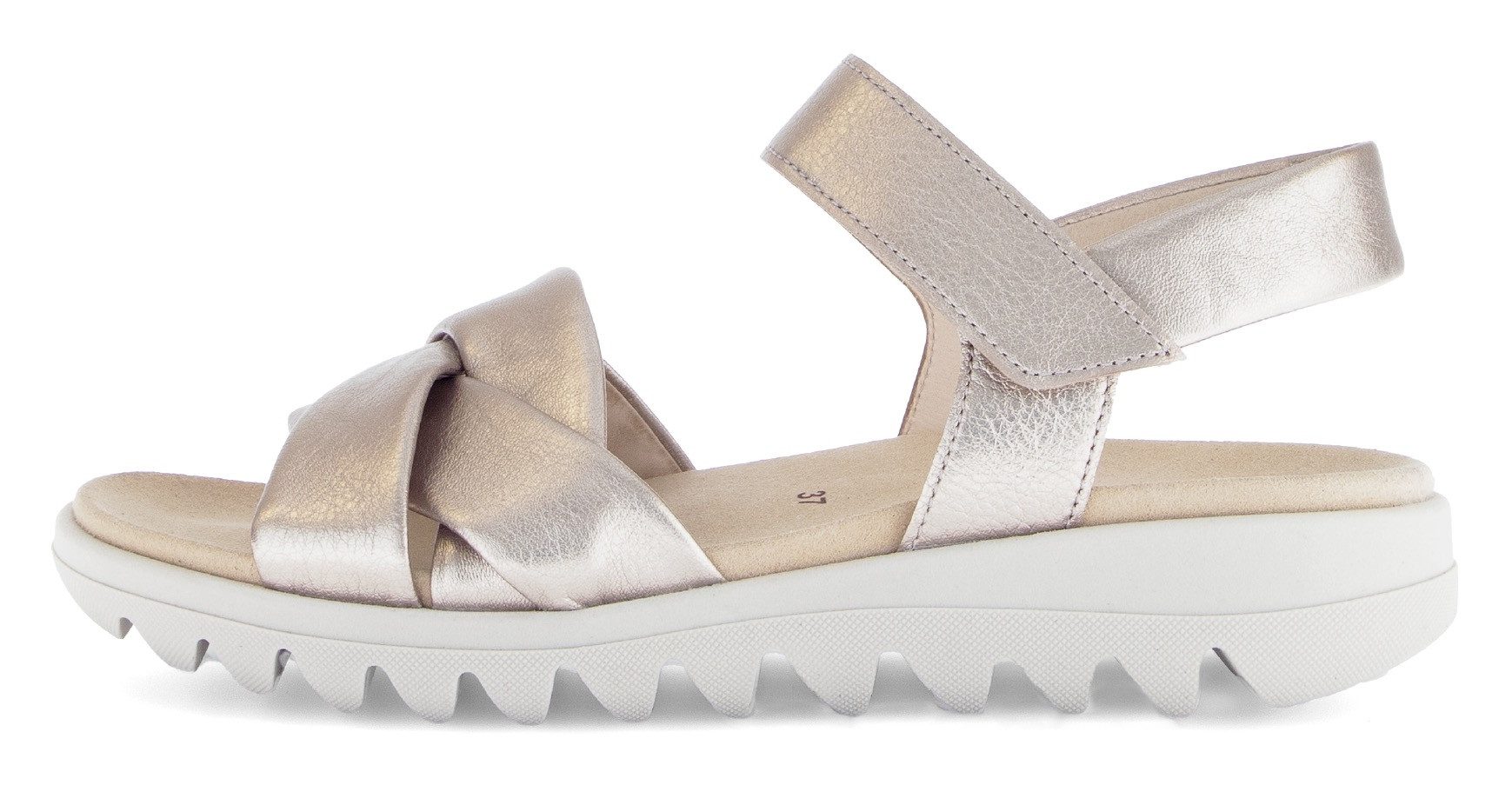 Gabor Sandalen , zomerschoen, wedge-sandaal, comfort-schoen met klittenbandsluiting