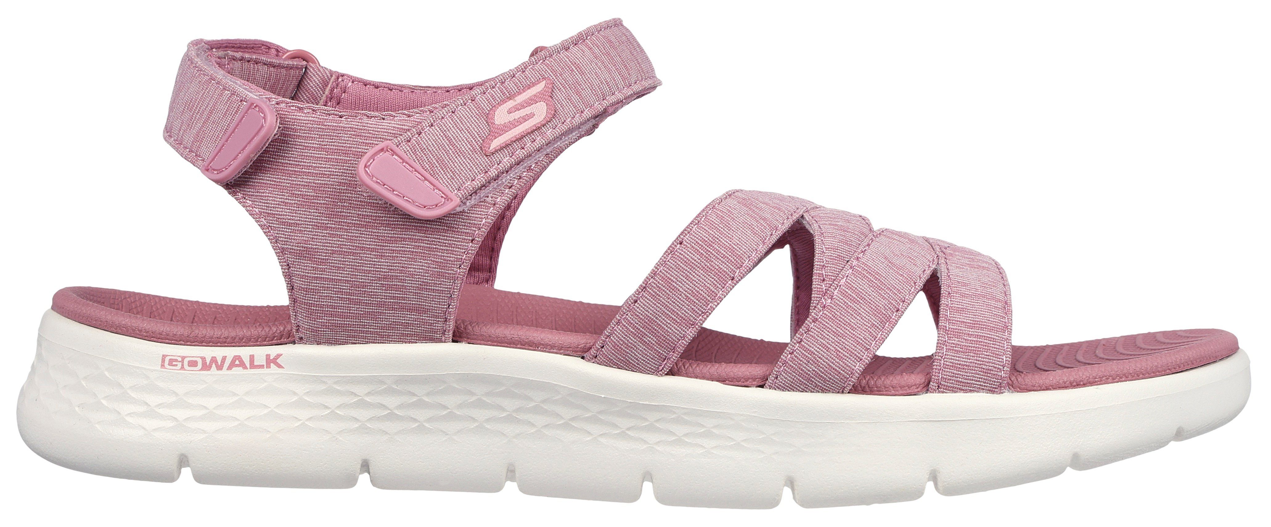 Skechers Sandalen GO WALK FLEX SANDAL-SUNSHINE , zomerschoen, sandaal, klittenbandschoen, met praktische klittenbandsluiting