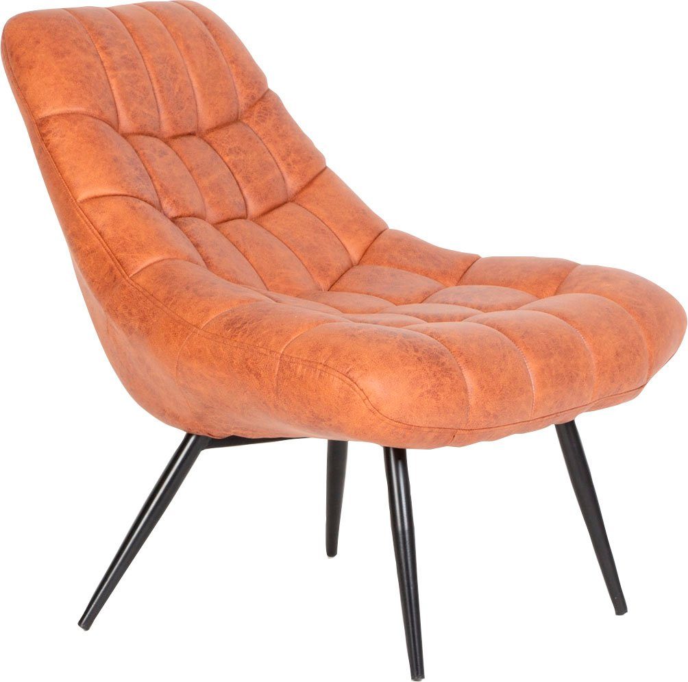 SalesFever Relaxfauteuil XXL-zitoppervlak met weelderige stiksels