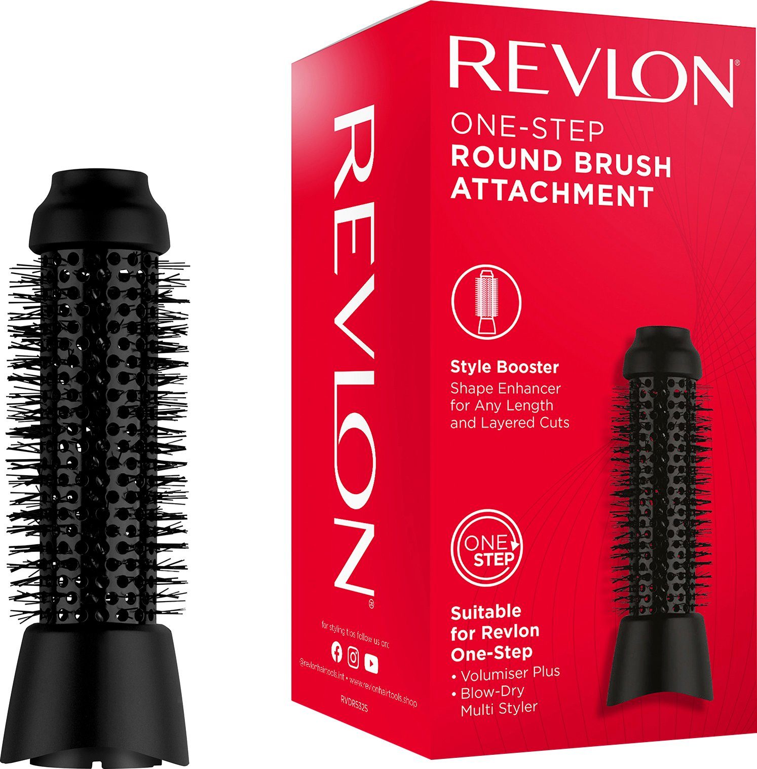 Revlon Ronde borstel ONE-STEP RONDE BORSTELBEVESTIGING, RVDR5325 voor krulborstel volumiser rvdr5298e en multi styler rvdr5333