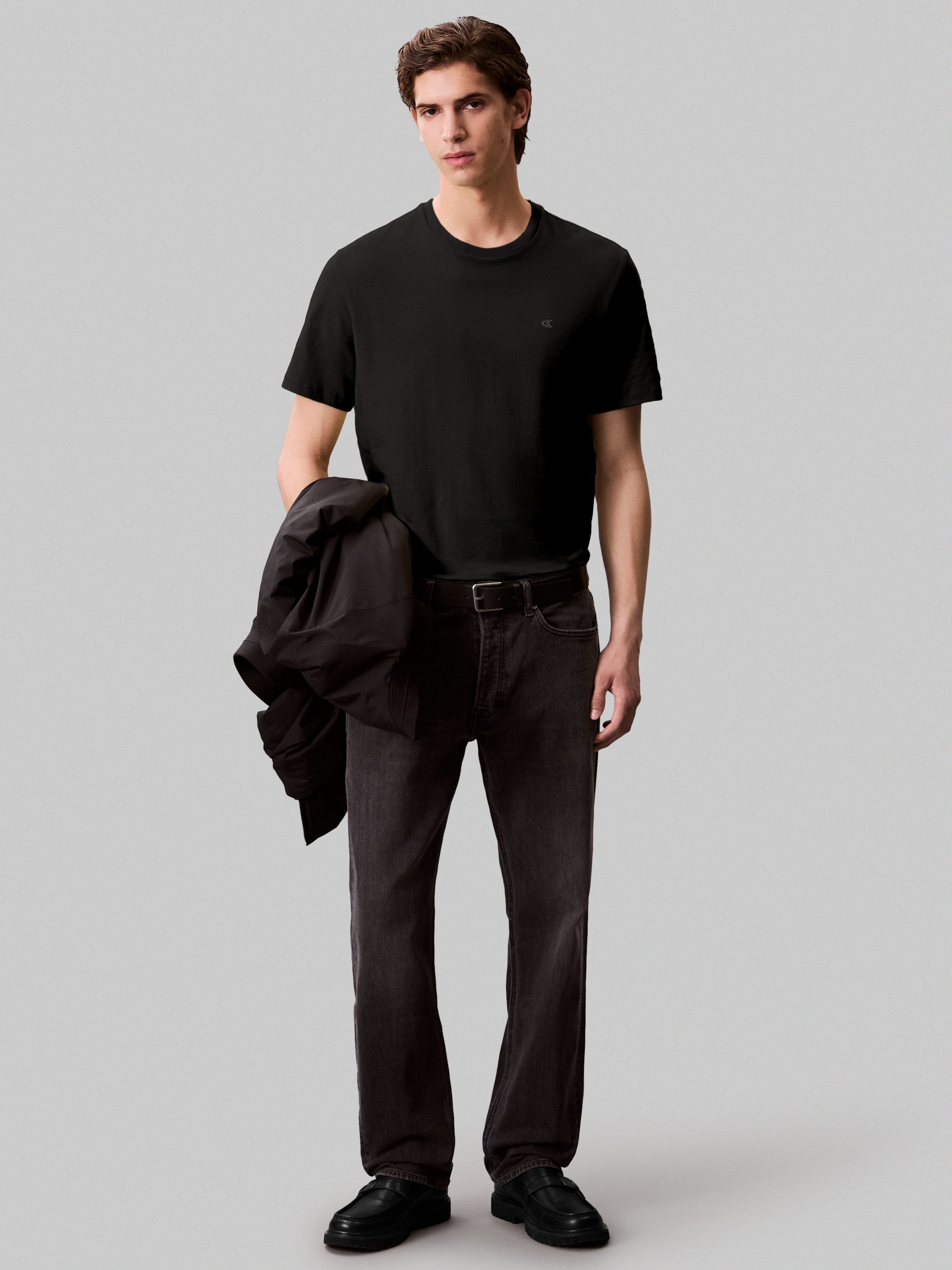 Calvin Klein T-shirt SS SMOOTH CTTN SOLID CREWNK TEE